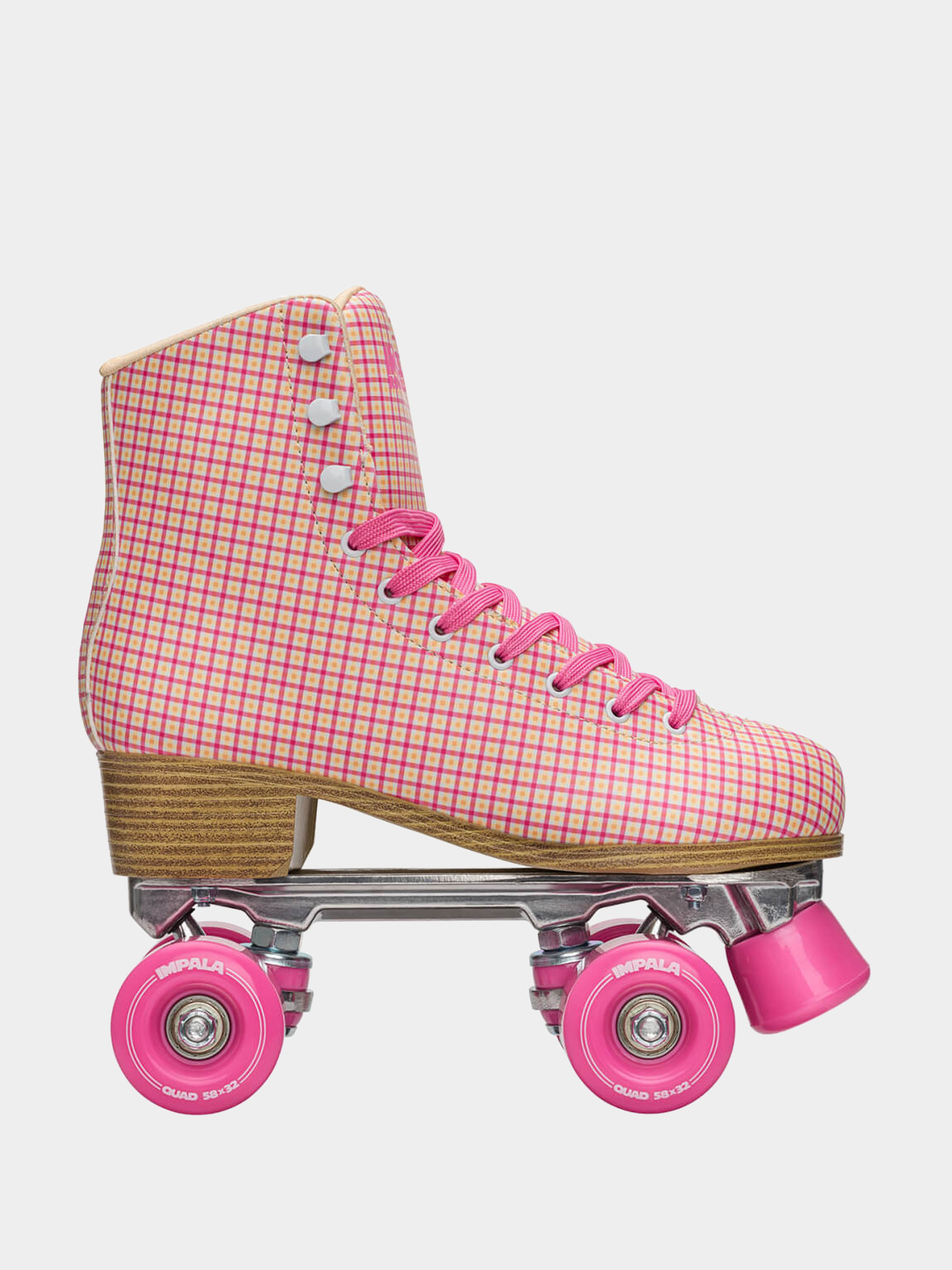 u0420u043eu043bu043au043eu0432u0438 u043au044au043du043au0438 Impala Quad Skate Wmn (pink tartan)