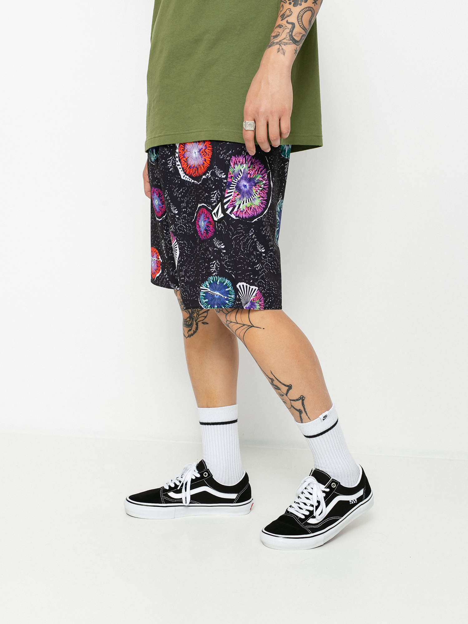 Плажни къси панталони Volcom Coral Morph 20 (black)