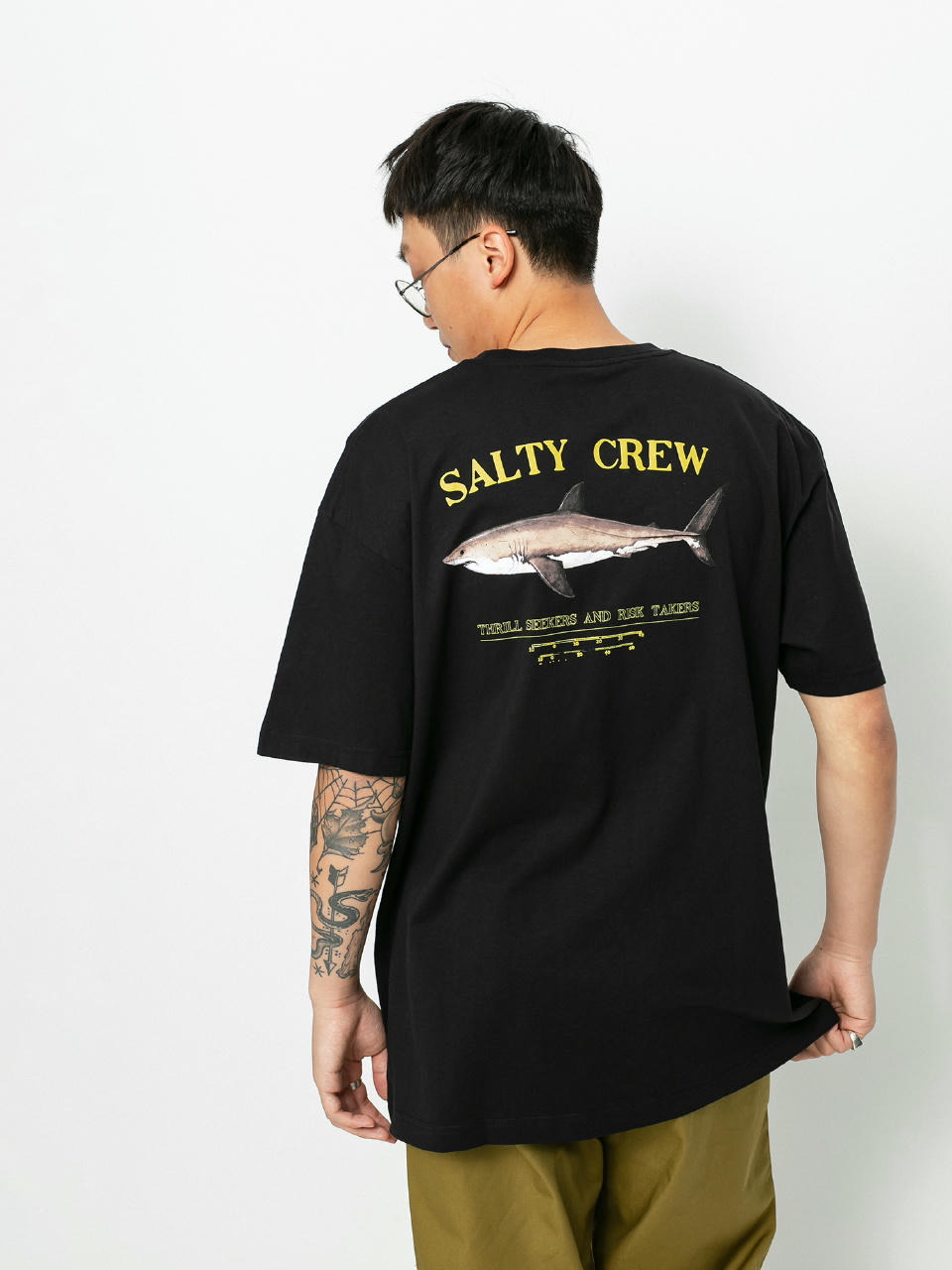 Salty Crew Тениска Bruce Prenium (black)