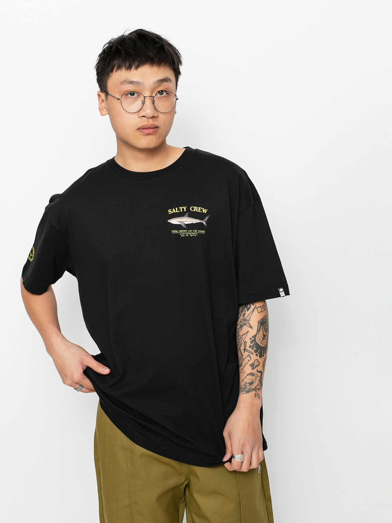 Salty Crew Тениска Bruce Prenium (black)