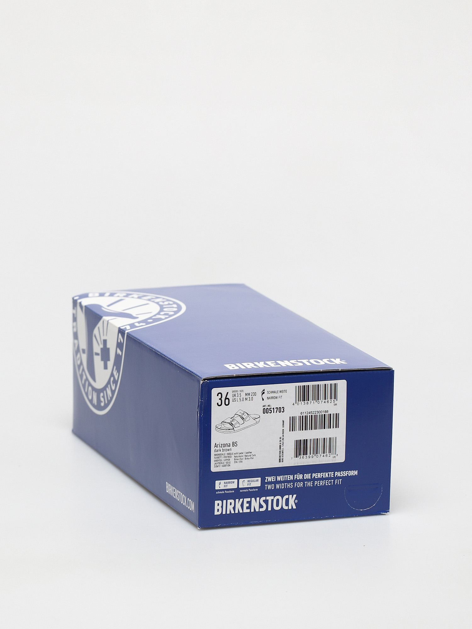 Чехли Birkenstock Arizona Narrow Wmn (bf dark brown)