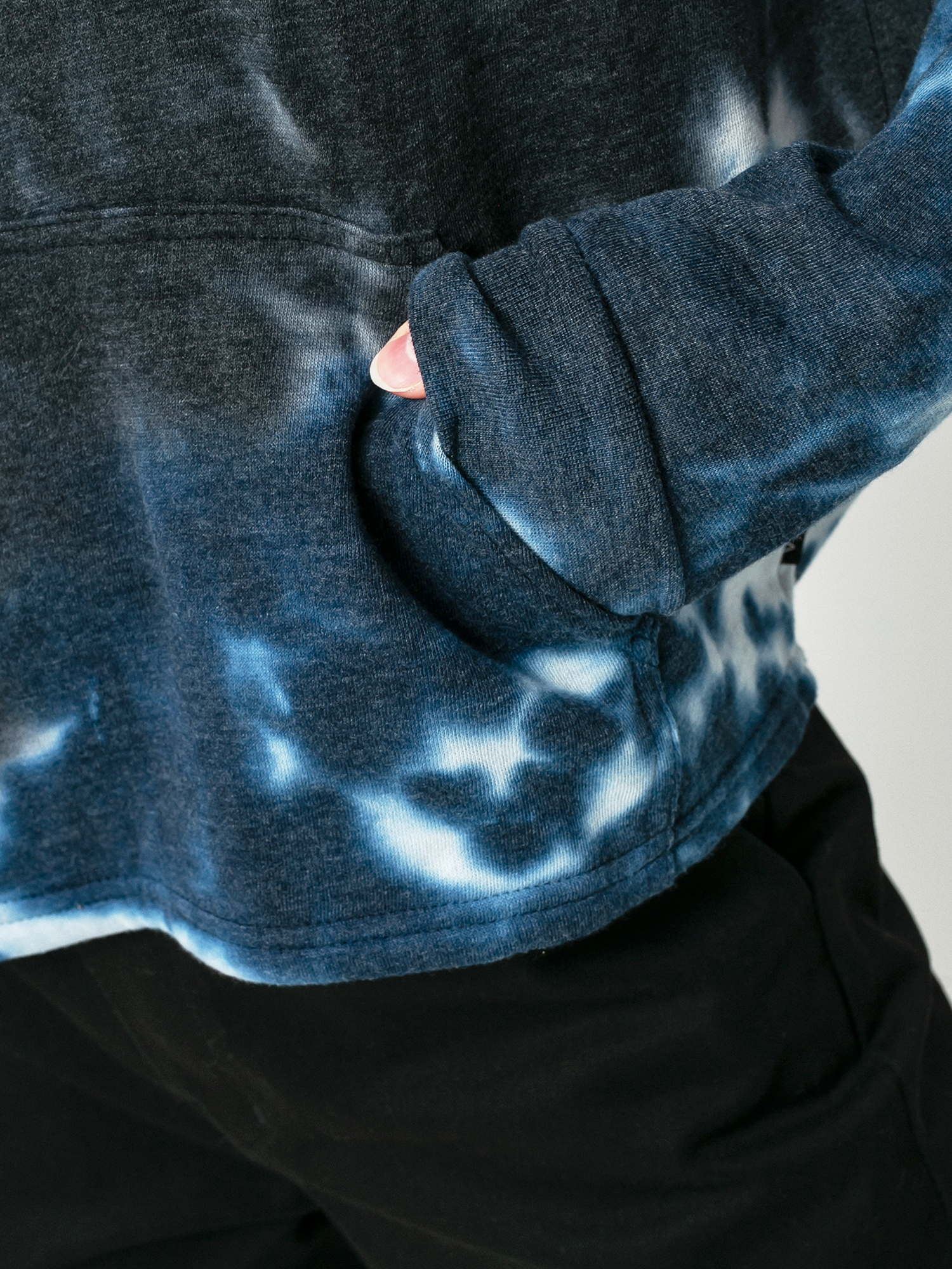 Суитшърт с качулка RVCA Vortex HD Wmn (vintage white)