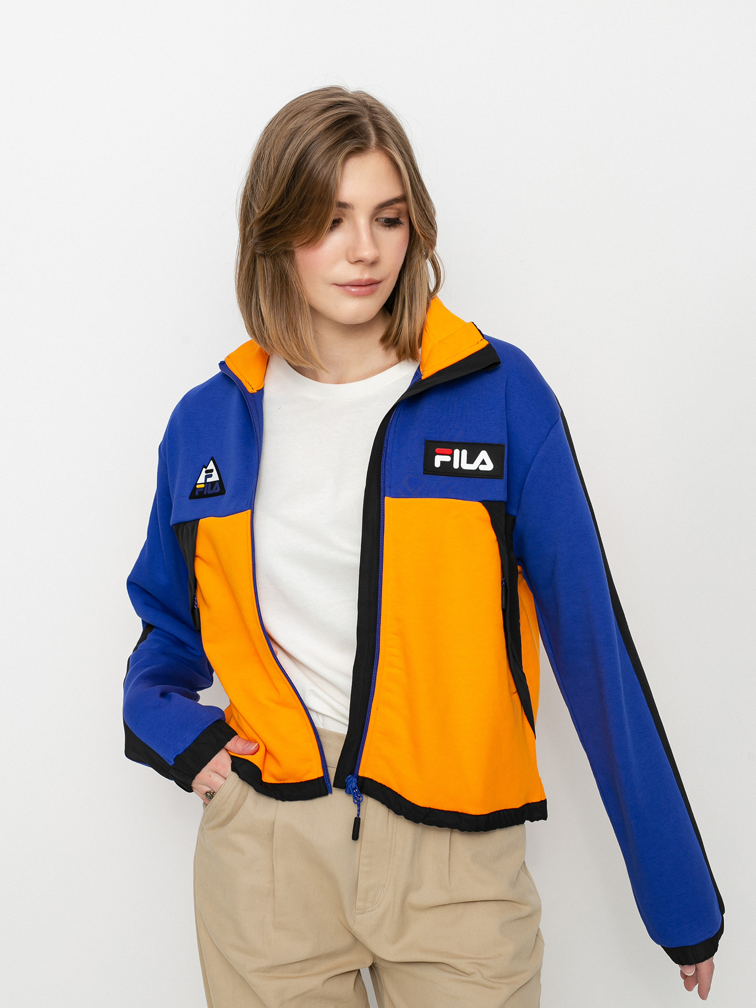 Яке Fila Calant Wmn (clematis blue/flame orange/black)