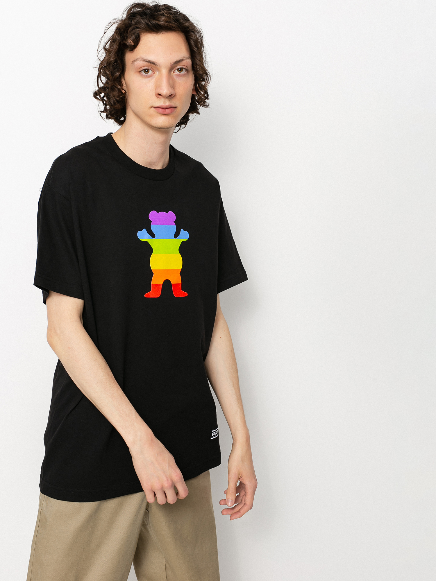 Тениска Grizzly Griptape Pride Bear (black)