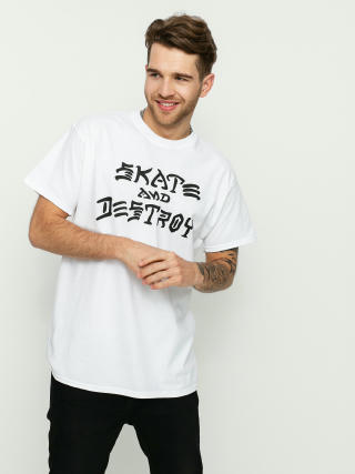 Тениска Thrasher Skate And Destroy (white)
