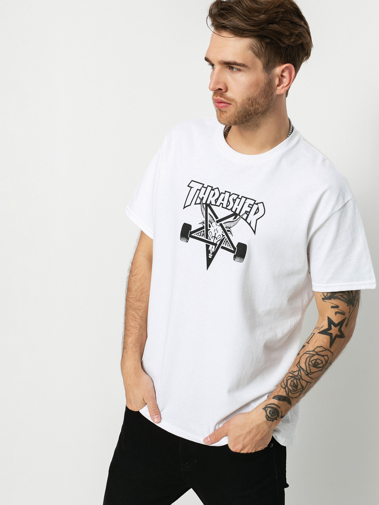 Тениска Thrasher Skate Goat (white)