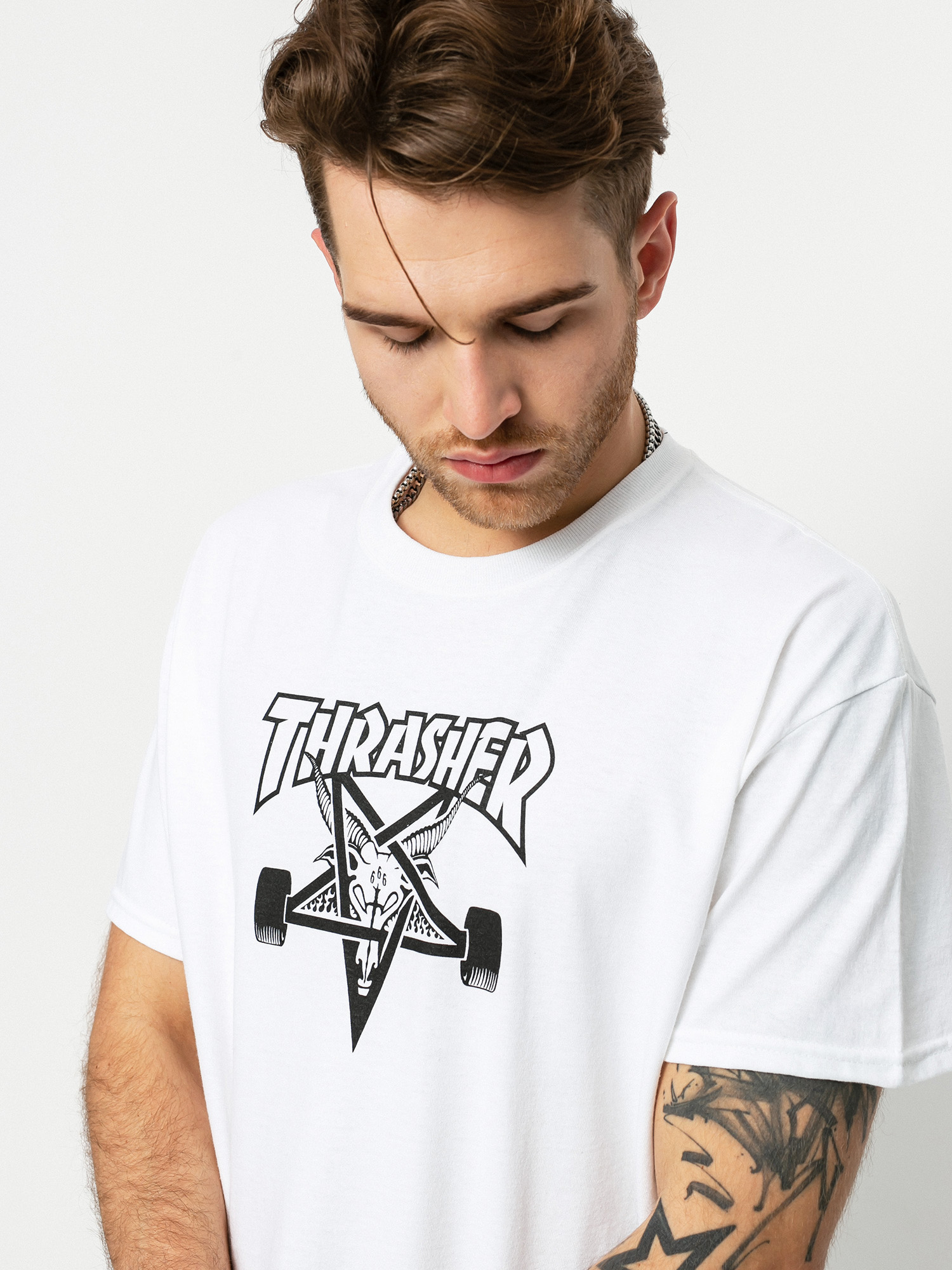 Тениска Thrasher Skate Goat (white)