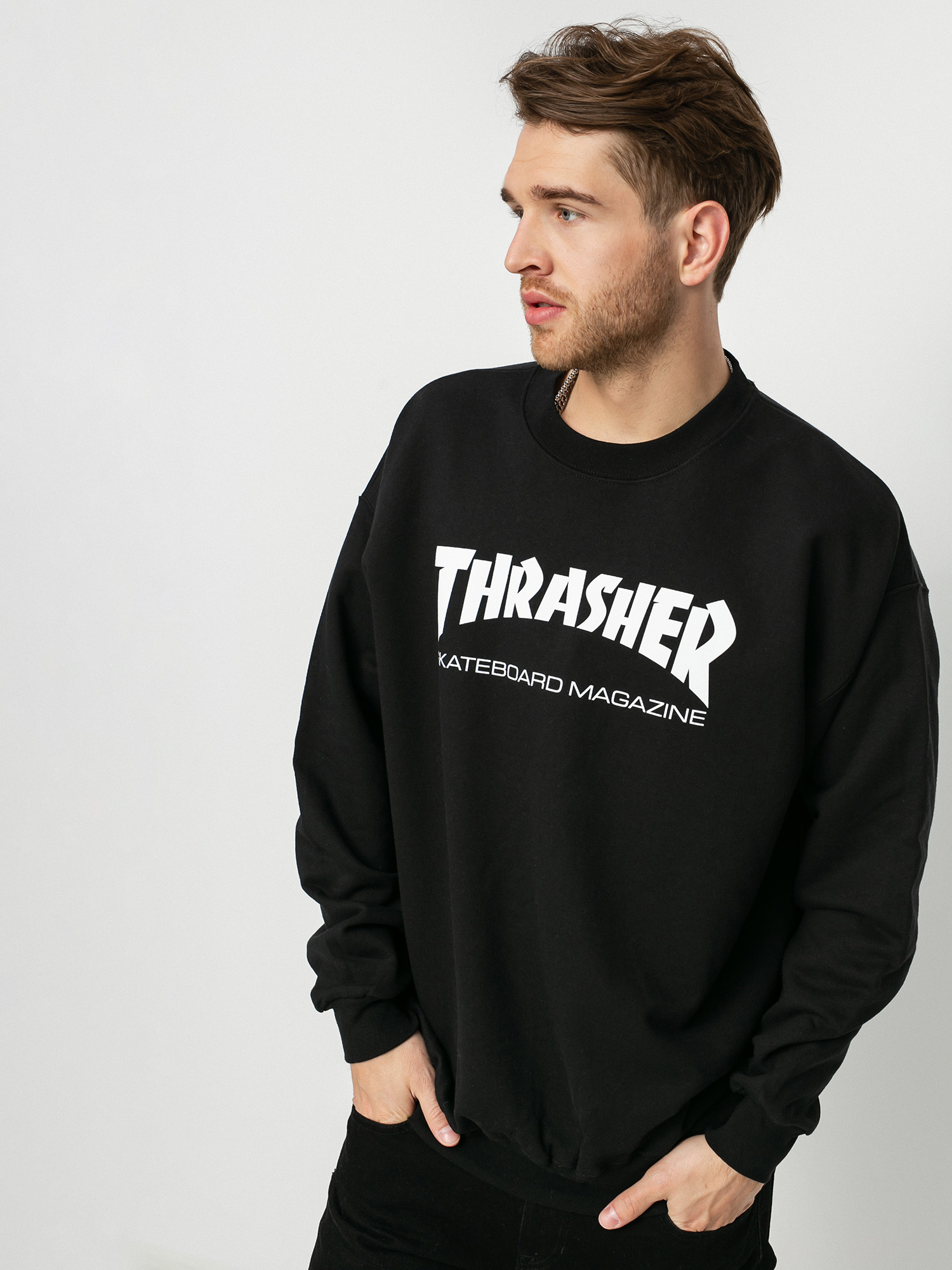 Суитшърт Thrasher Skate Mag Crew (black)