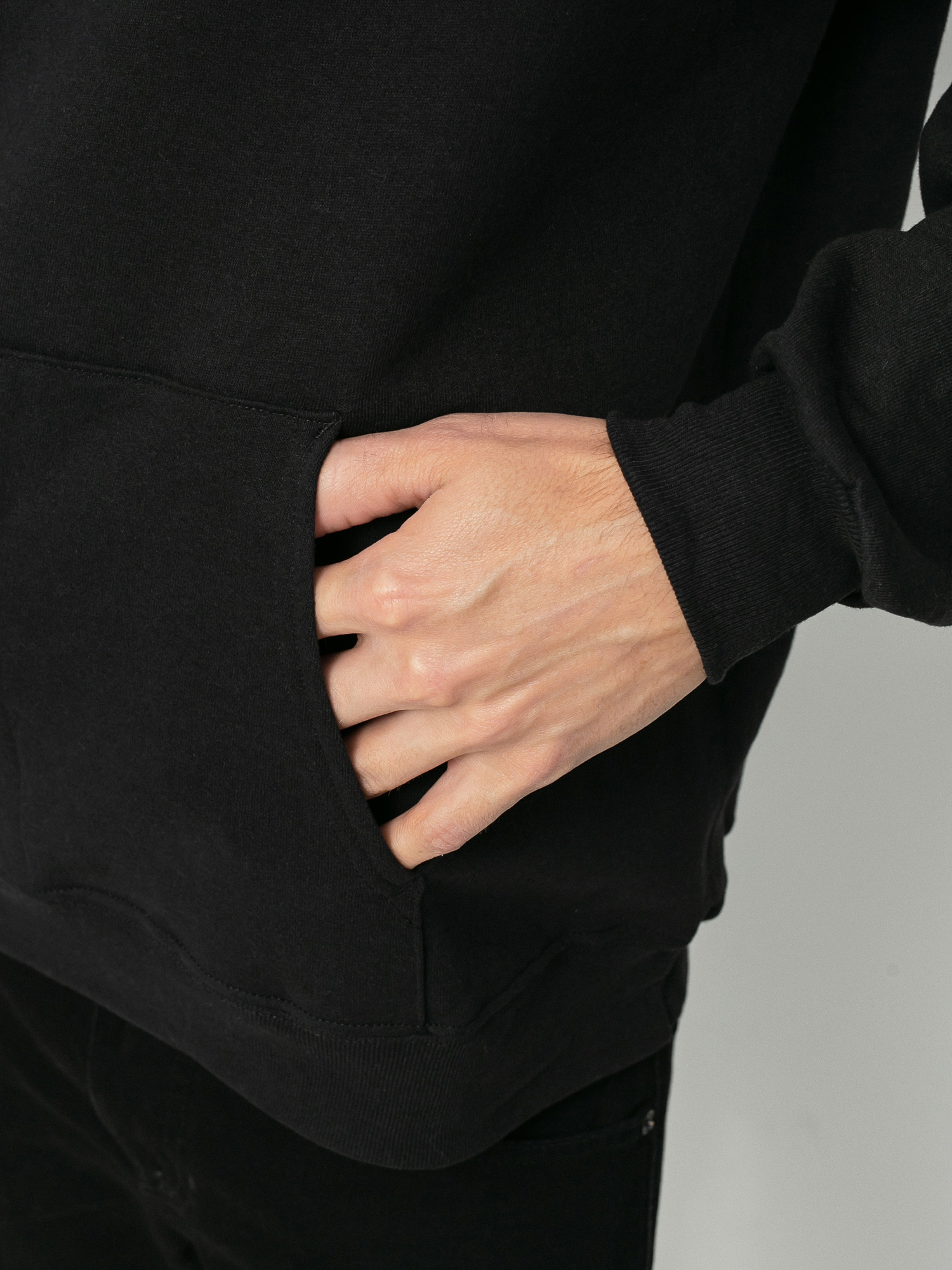 Суитшърт с качулка Thrasher Skate Goat HD (black/white)