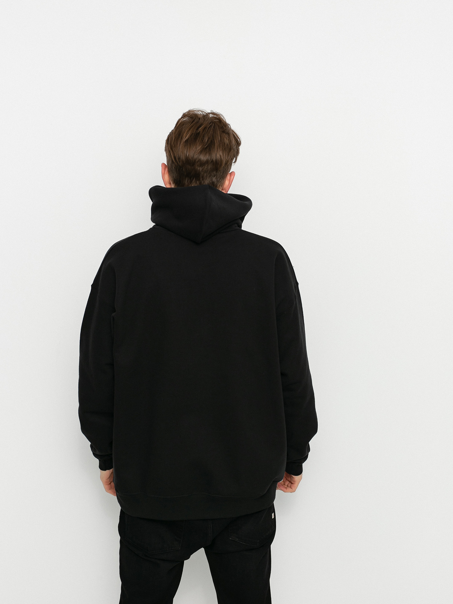 Суитшърт с качулка Thrasher Skate And Destroy HD (black)