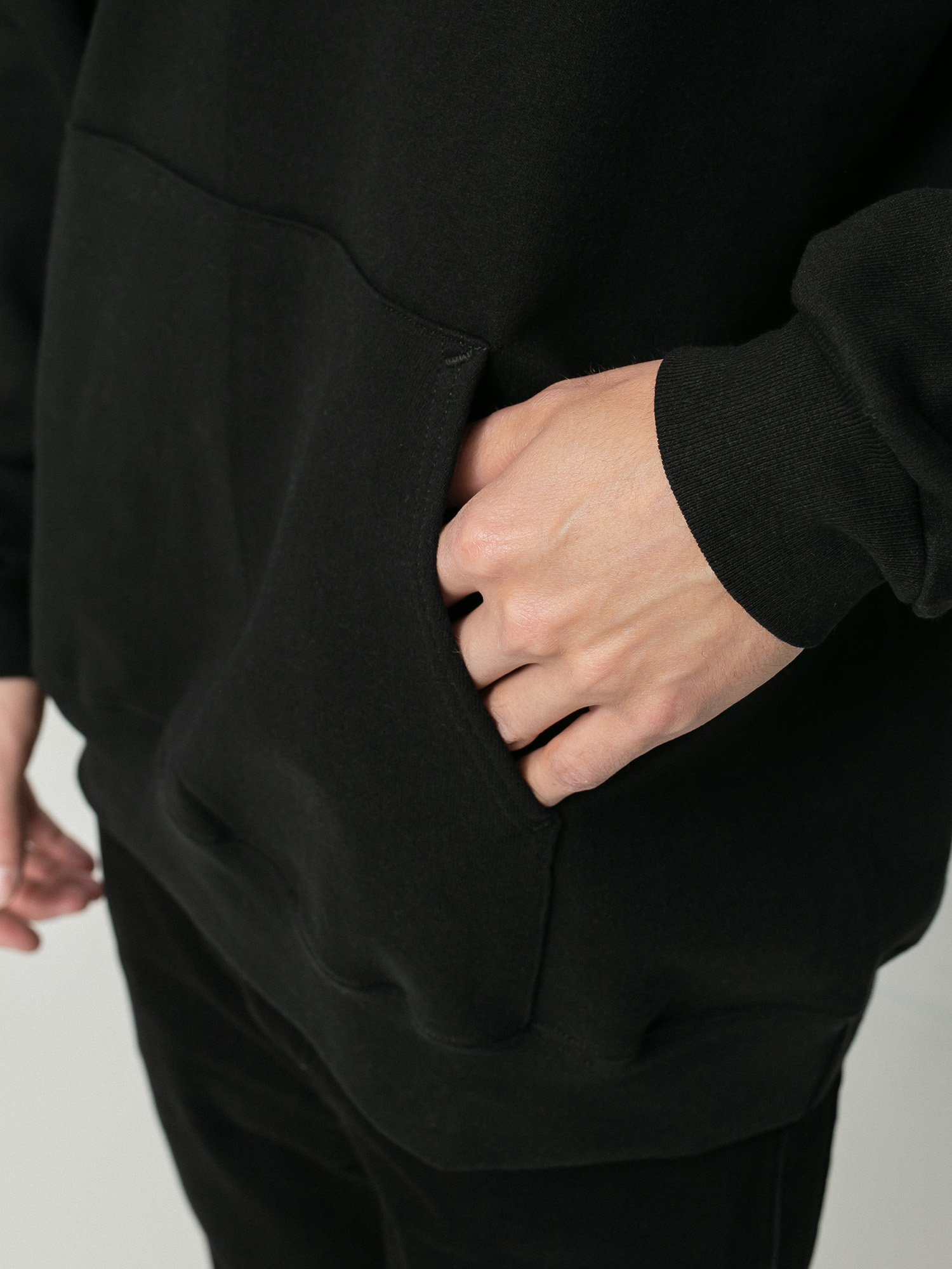 Суитшърт с качулка Thrasher Skate And Destroy HD (black)