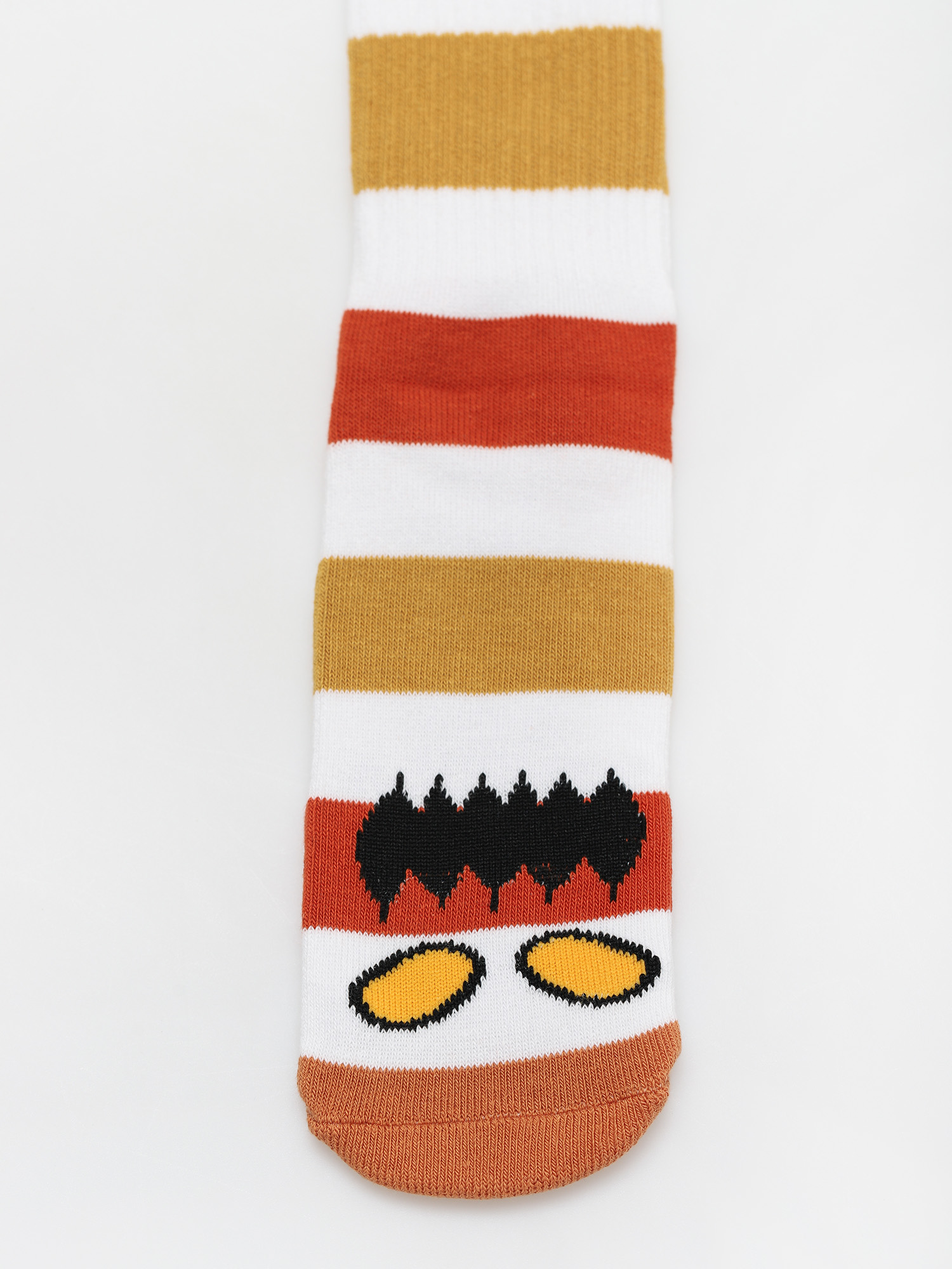 Чорапи Toy Machine Monster Big Stripe (white/brown)
