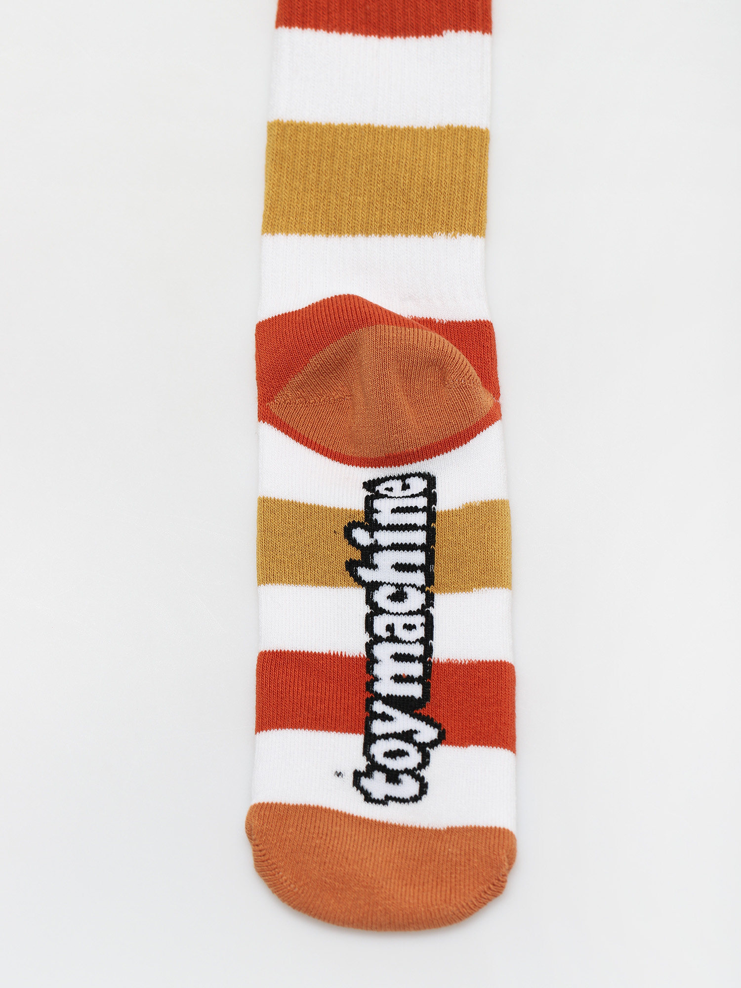 Чорапи Toy Machine Monster Big Stripe (white/brown)