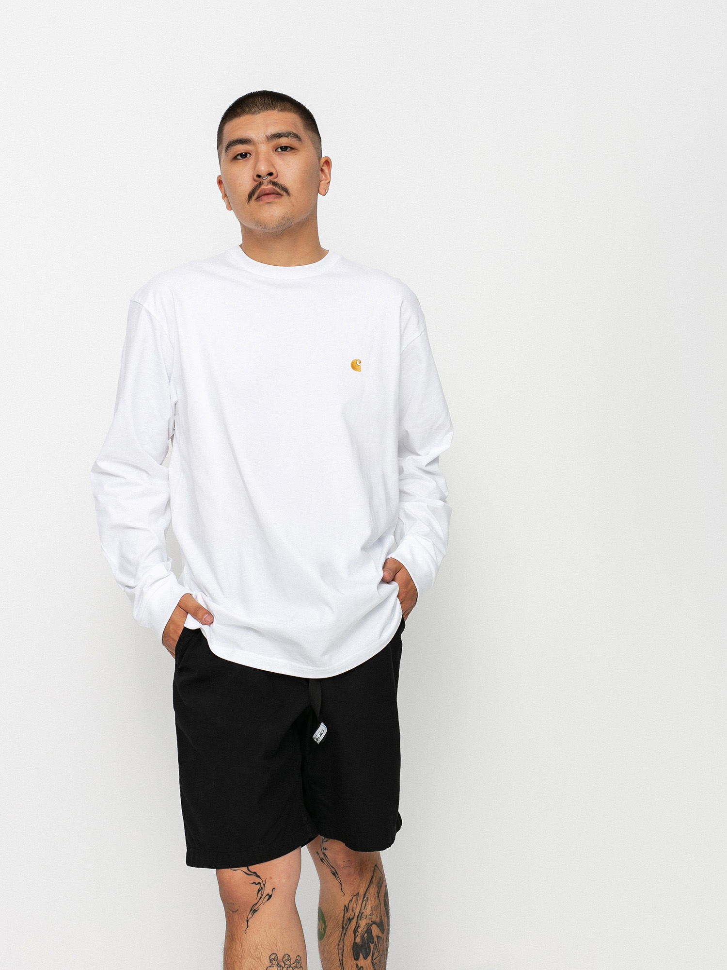 Блузи Carhartt WIP Chase (white/gold)