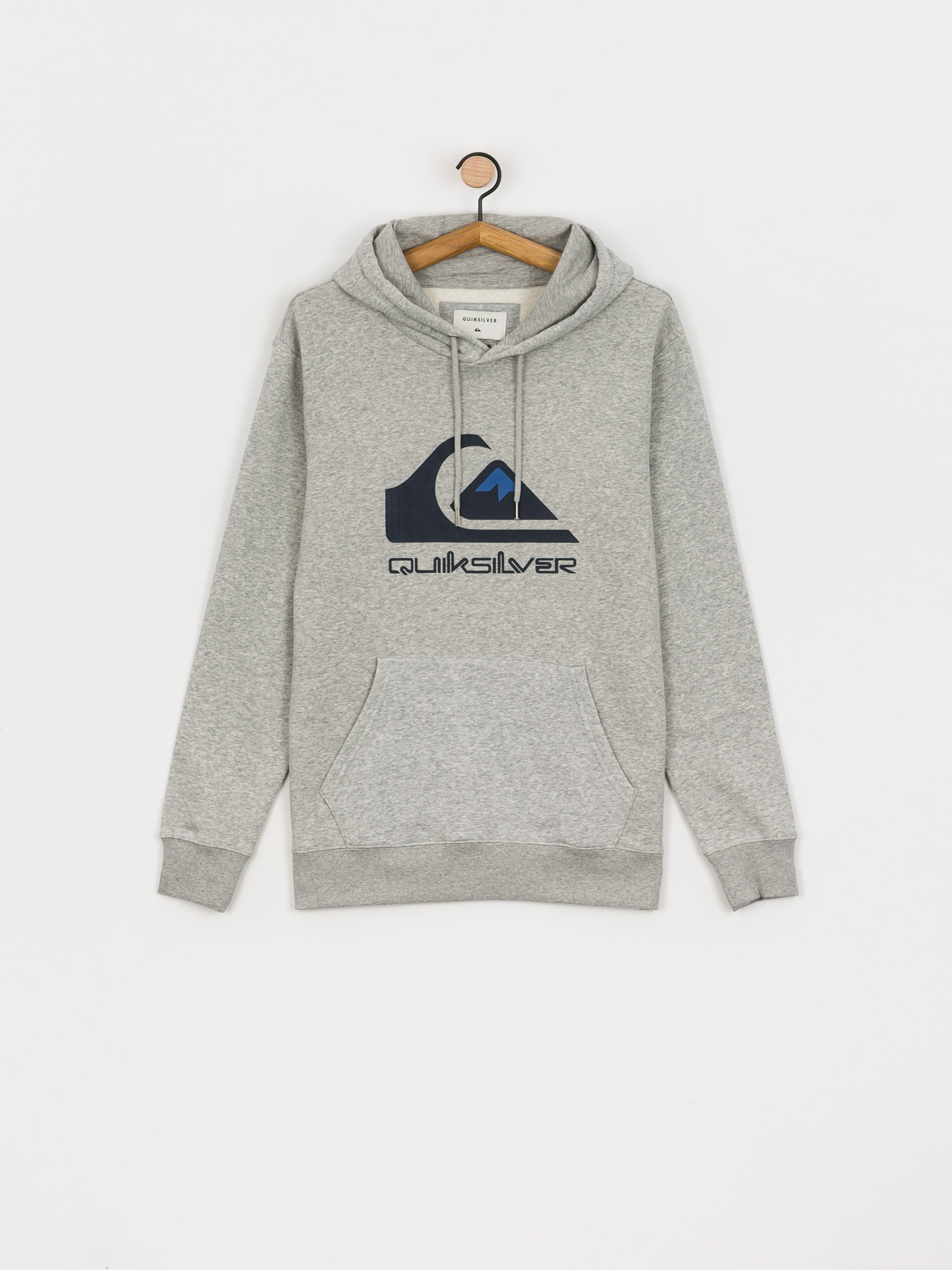 Суитшърт с качулка Quiksilver Big Logo HD (athletic heather)