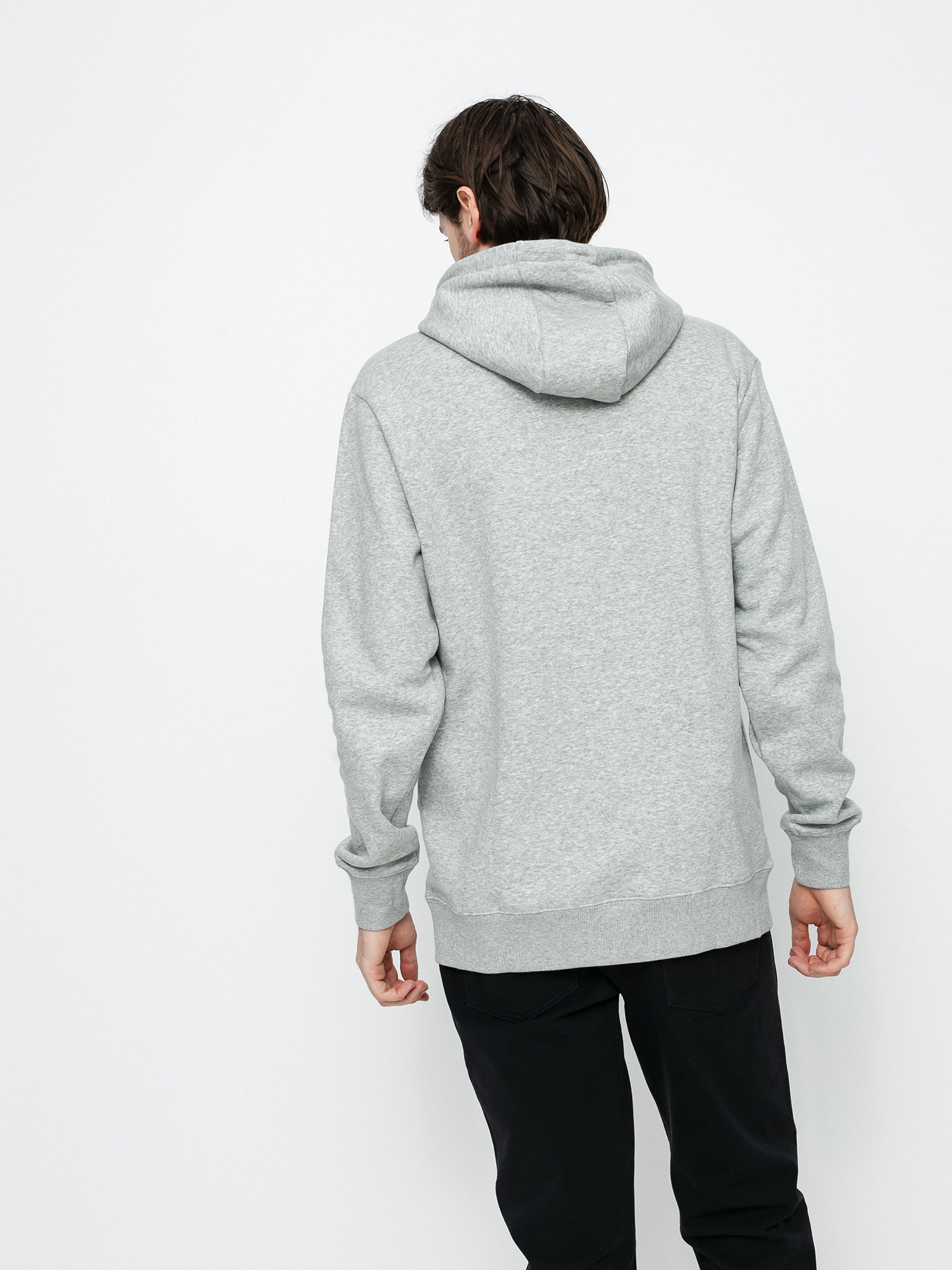 Суитшърт с качулка Quiksilver Big Logo HD (athletic heather)