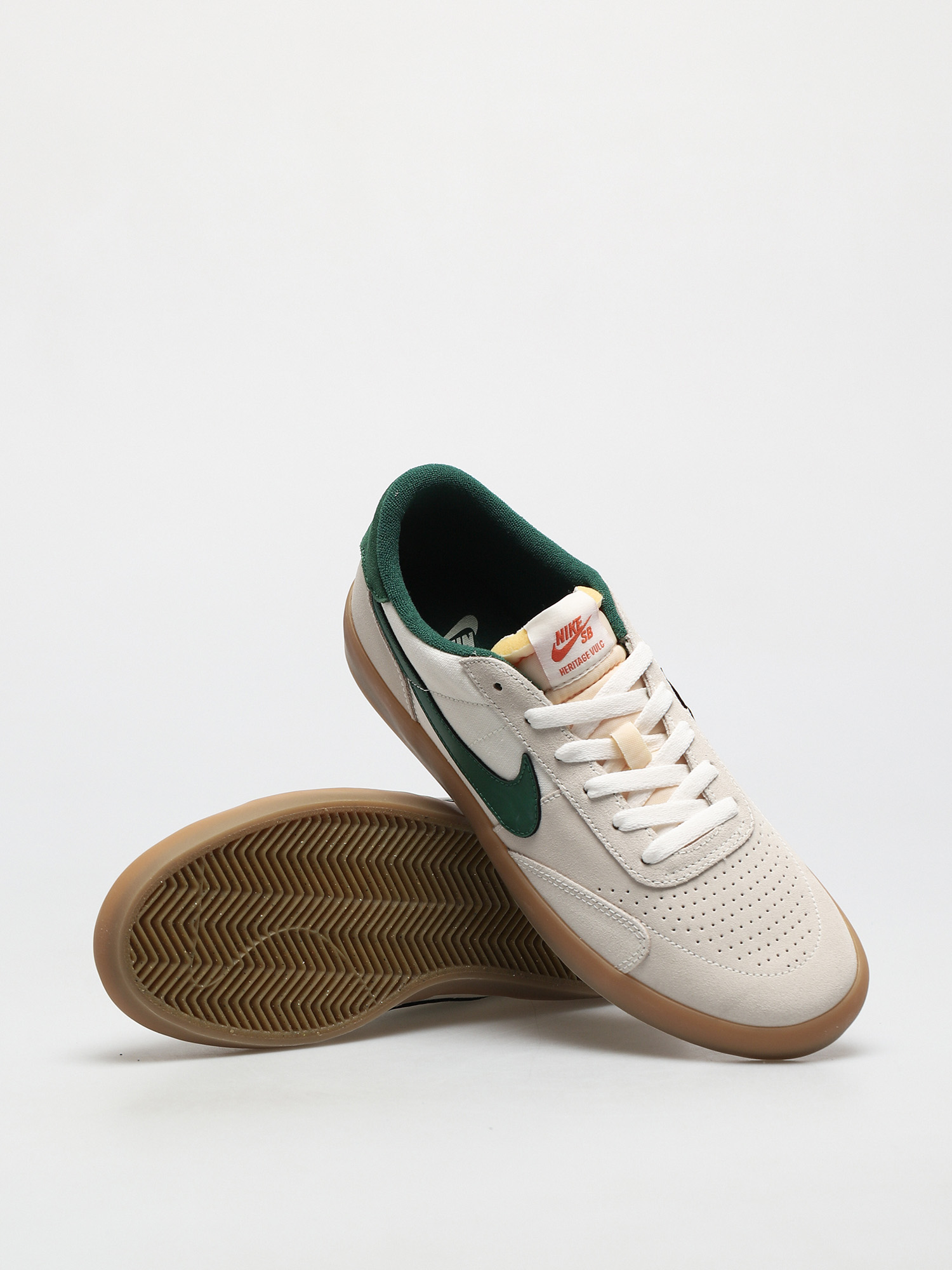 Обувки Nike SB Heritage Vulc (sail/gorge green sail safety orange)