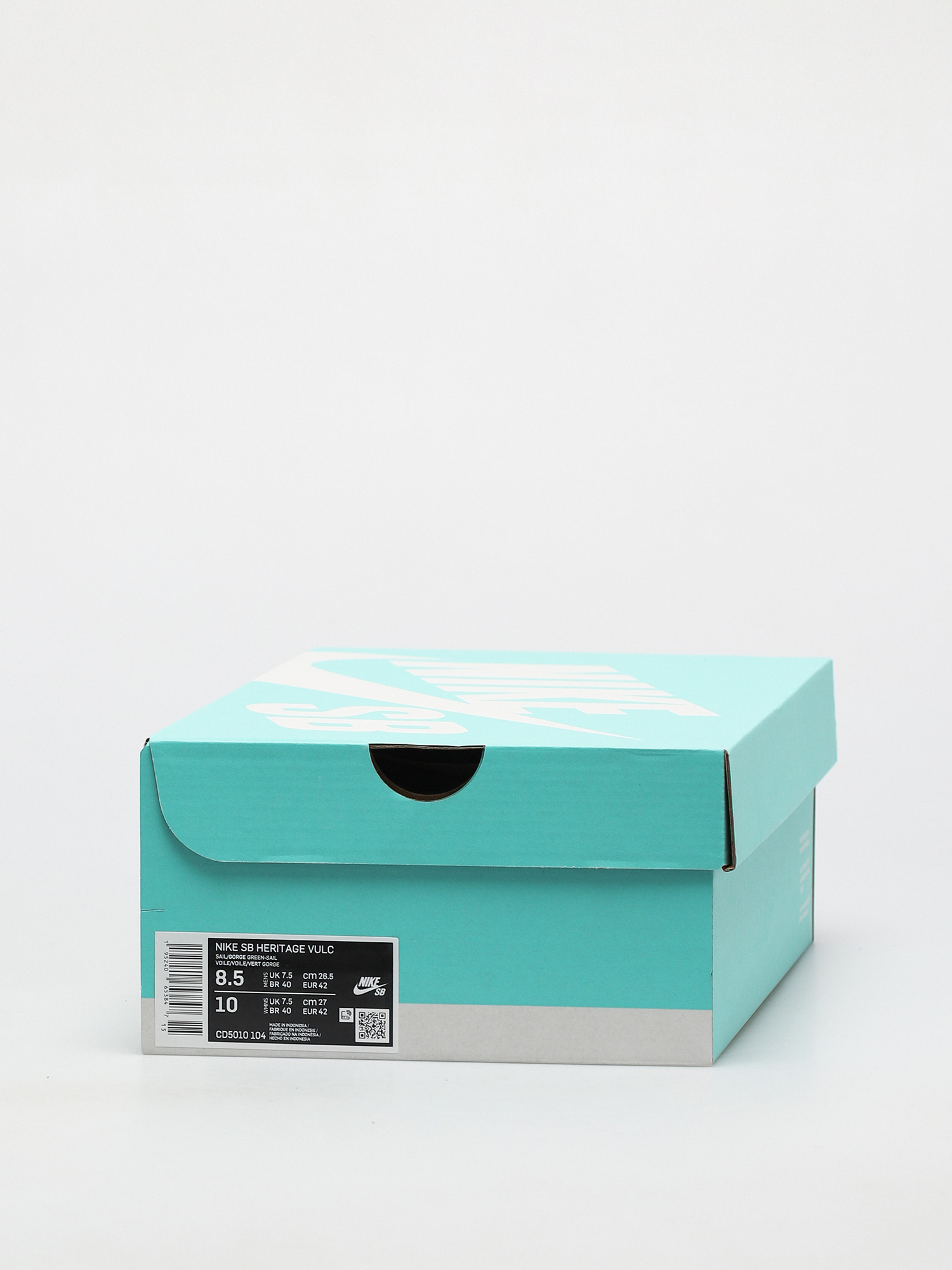 Обувки Nike SB Heritage Vulc (sail/gorge green sail safety orange)