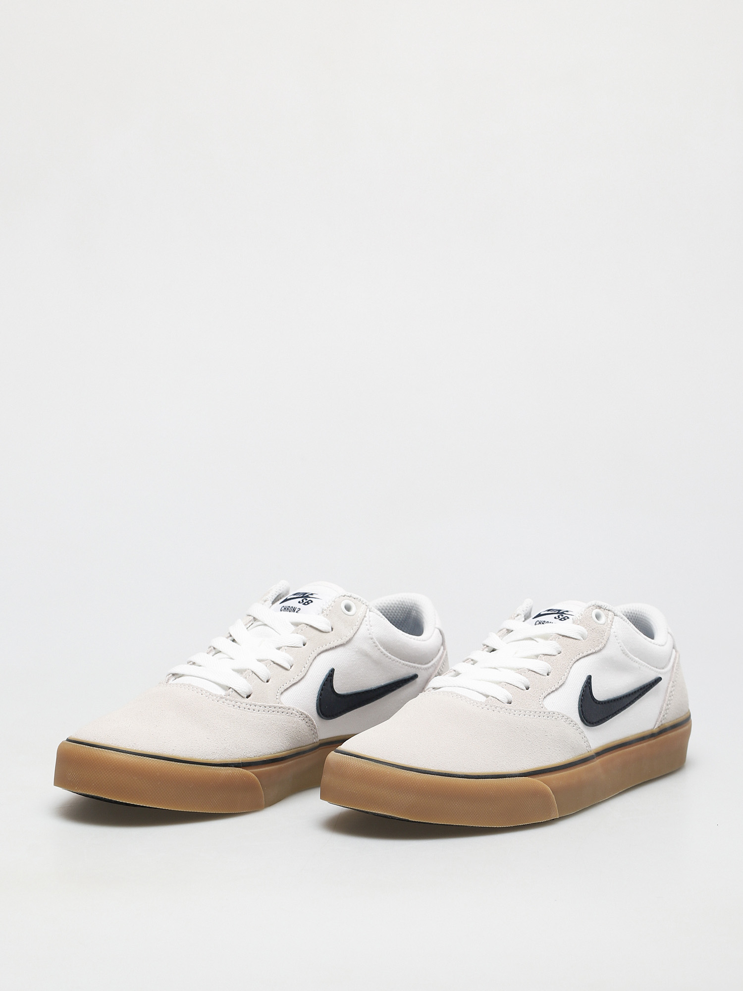 Обувки Nike SB Chron 2 (white/obsidian white gum light brown)