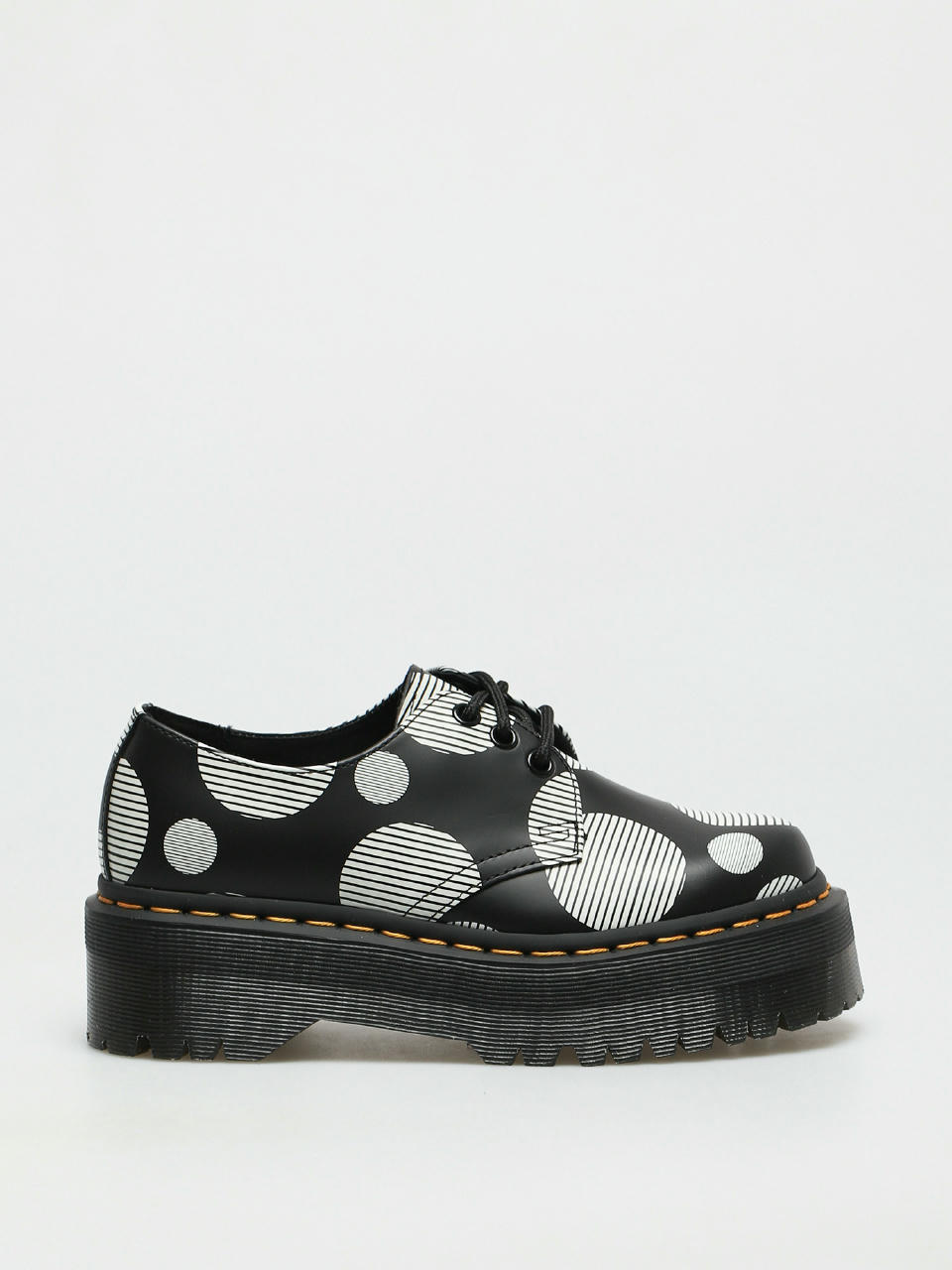 Обувки Dr. Martens 1461 Quad Wmn (smooth black polka dot)