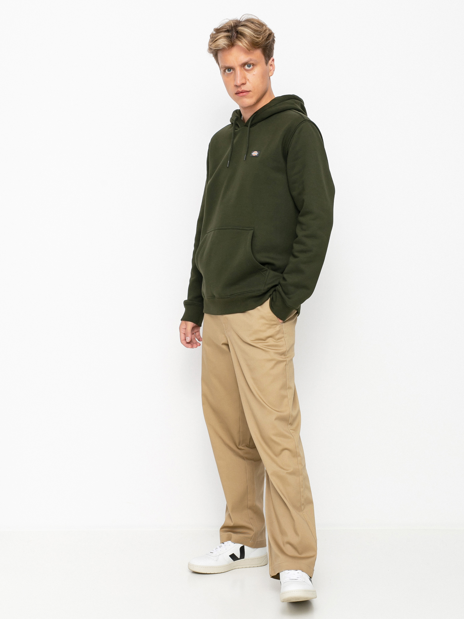 Суитшърт с качулка Dickies Oakport HD (olive green)