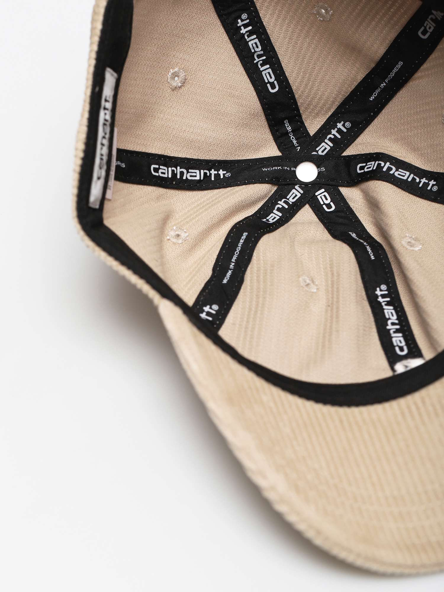 Шапка с козирка Carhartt WIP Harlem (wall/wall)