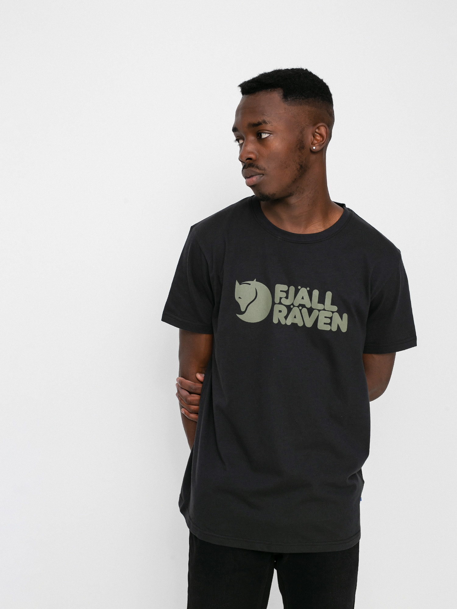 Fjallraven Тениска Logo (black)