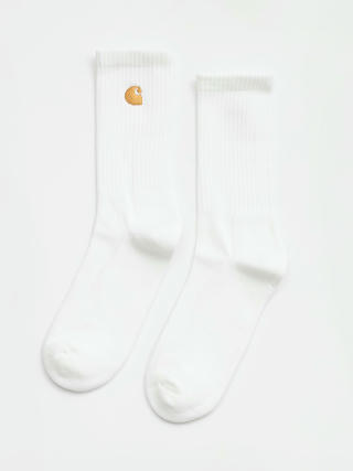Чорапи Carhartt WIP Chase (white/gold)