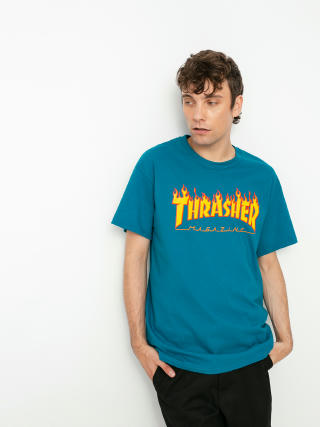 Тениска Thrasher Flame Logo (galapagos)