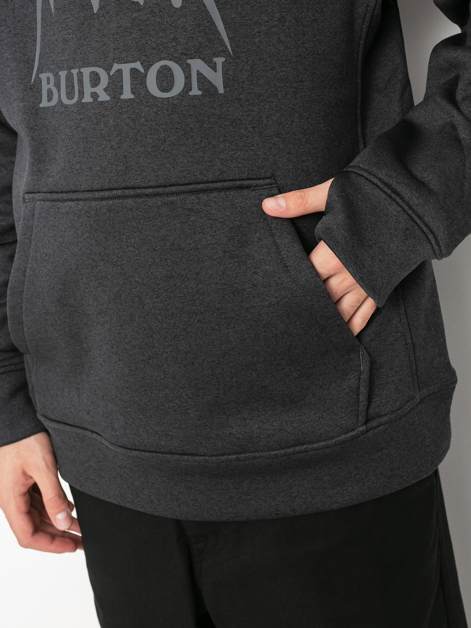 Мъжки Burton Термо суитшърти Oak HD (true black heather)