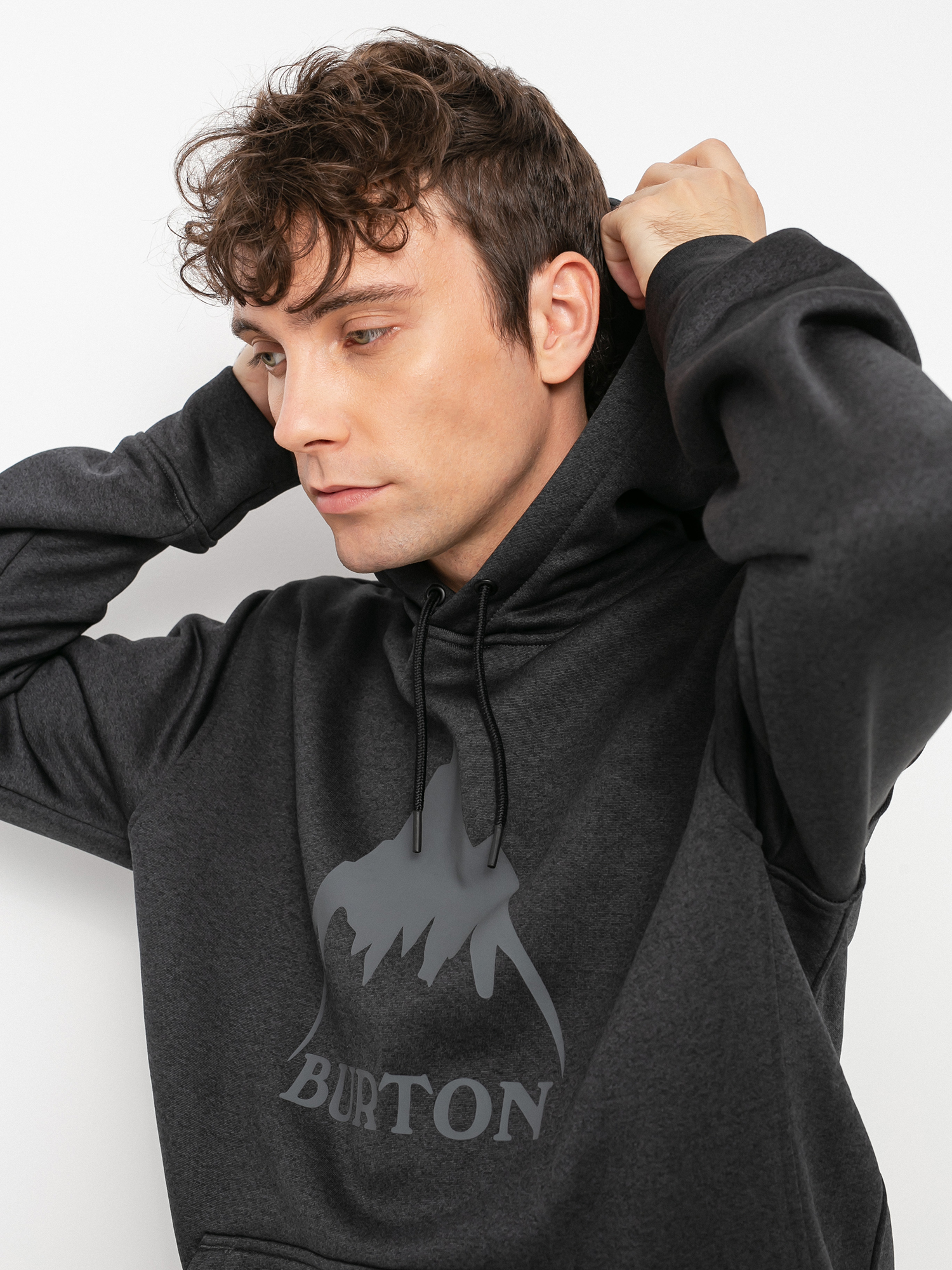 Мъжки Burton Термо суитшърти Oak HD (true black heather)