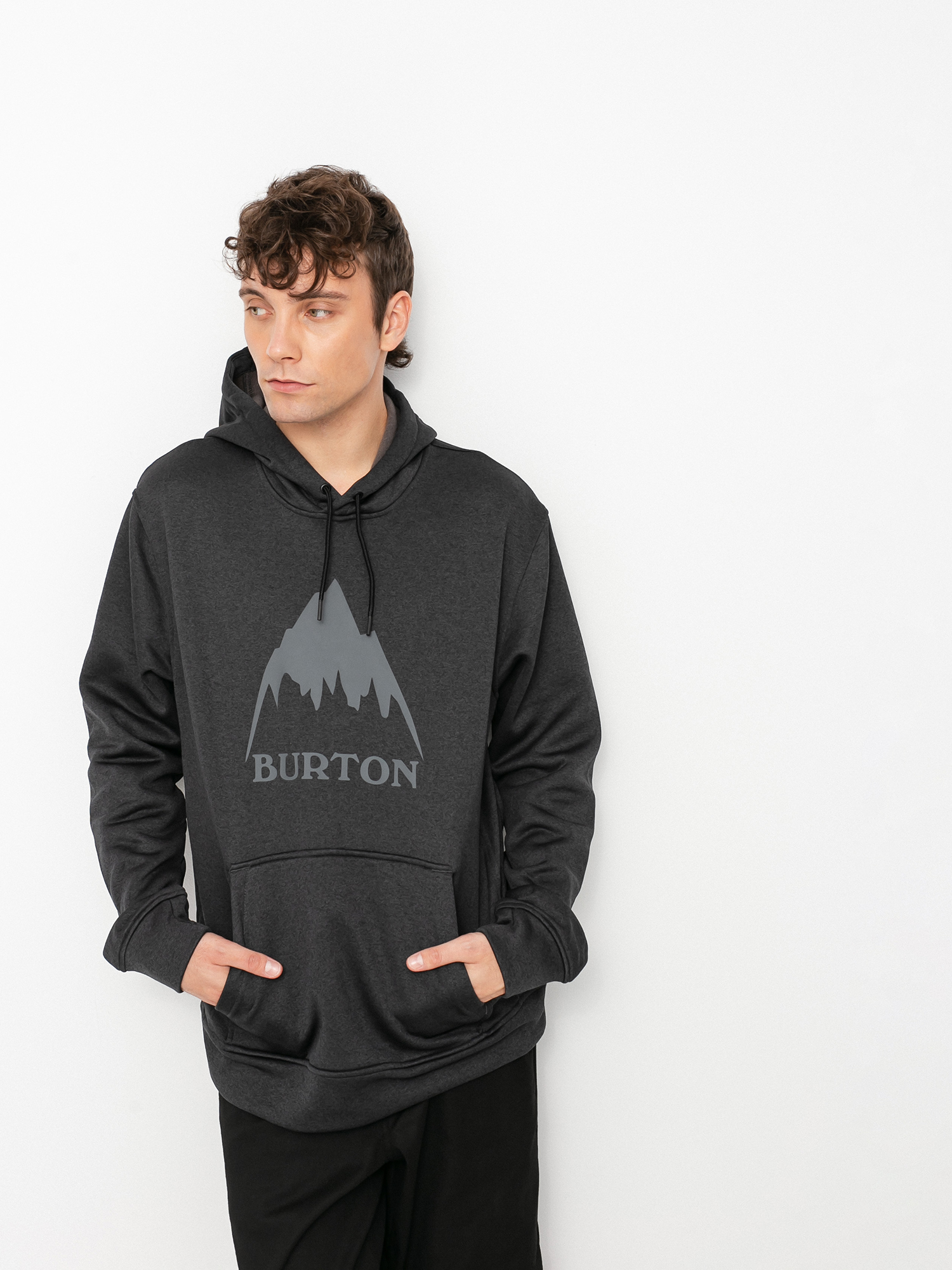 Мъжки Burton Термо суитшърти Oak HD (true black heather)