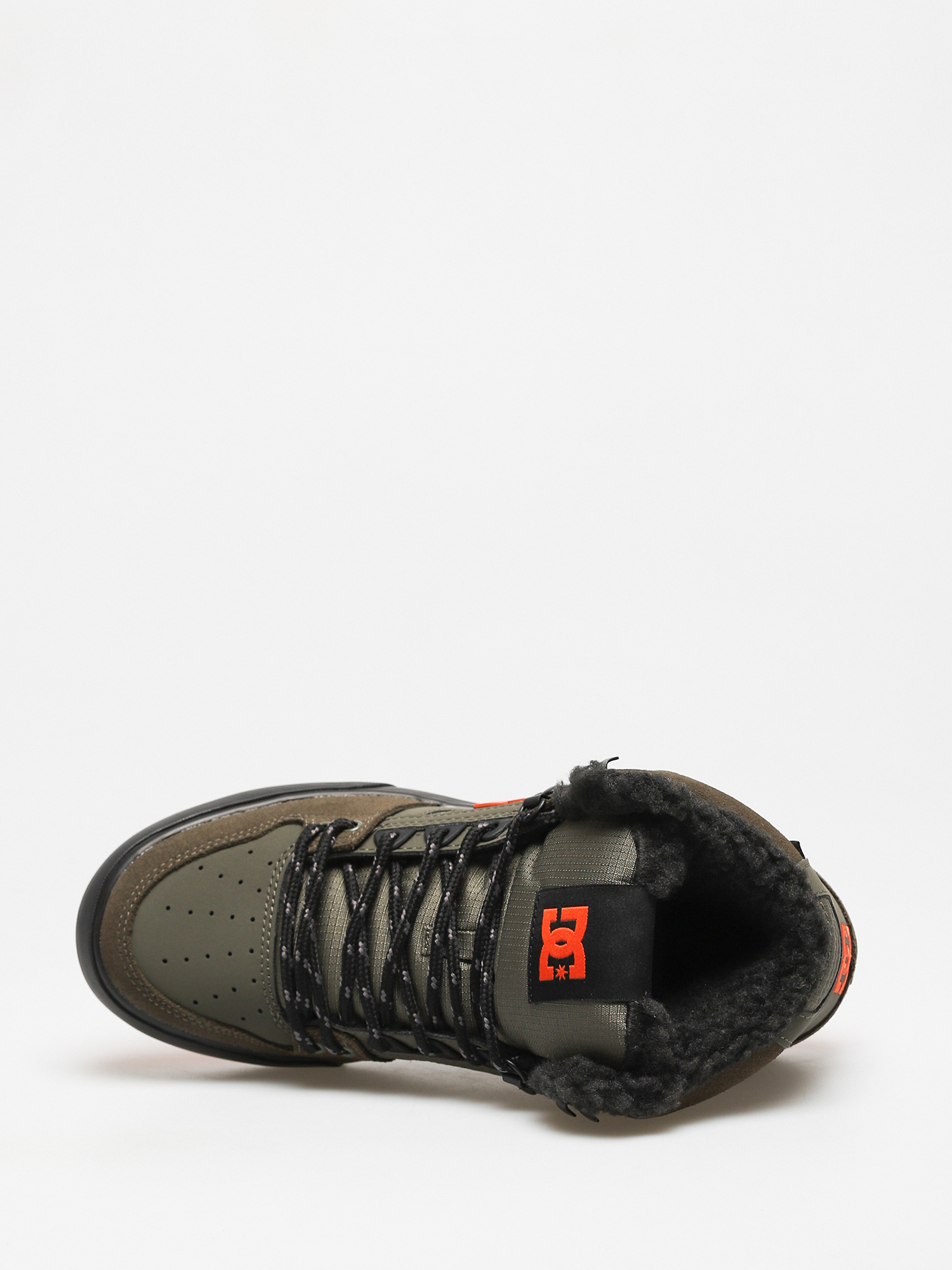 DC Обувки Pure High Top Wc Wnt (dusty olive/orange)