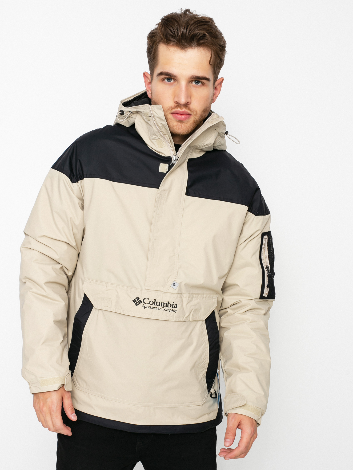 Columbia Яке Challenger Pullover (ancient fossil/black)