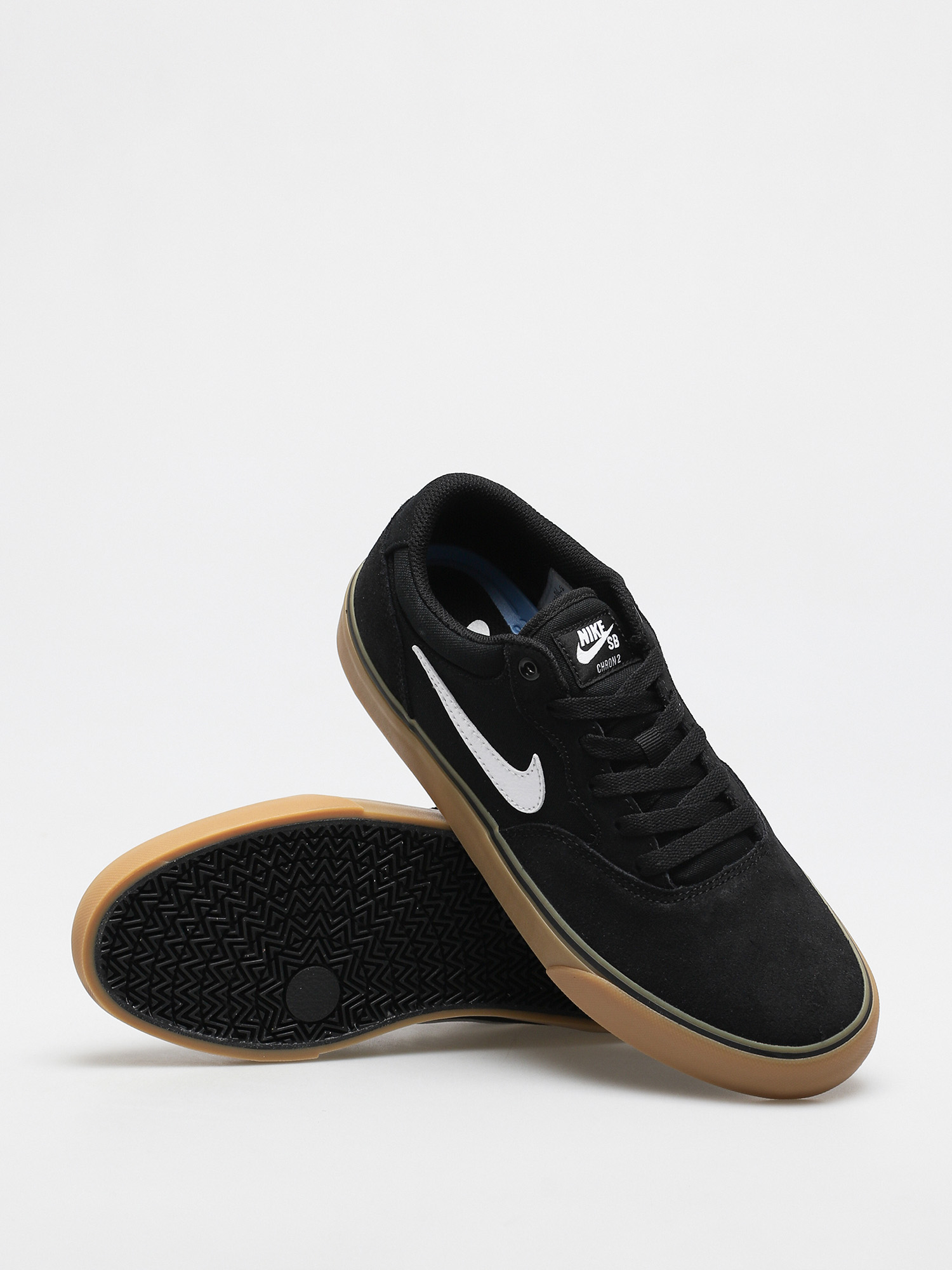 Обувки Nike SB Chron 2 (black/white black gum light brown)