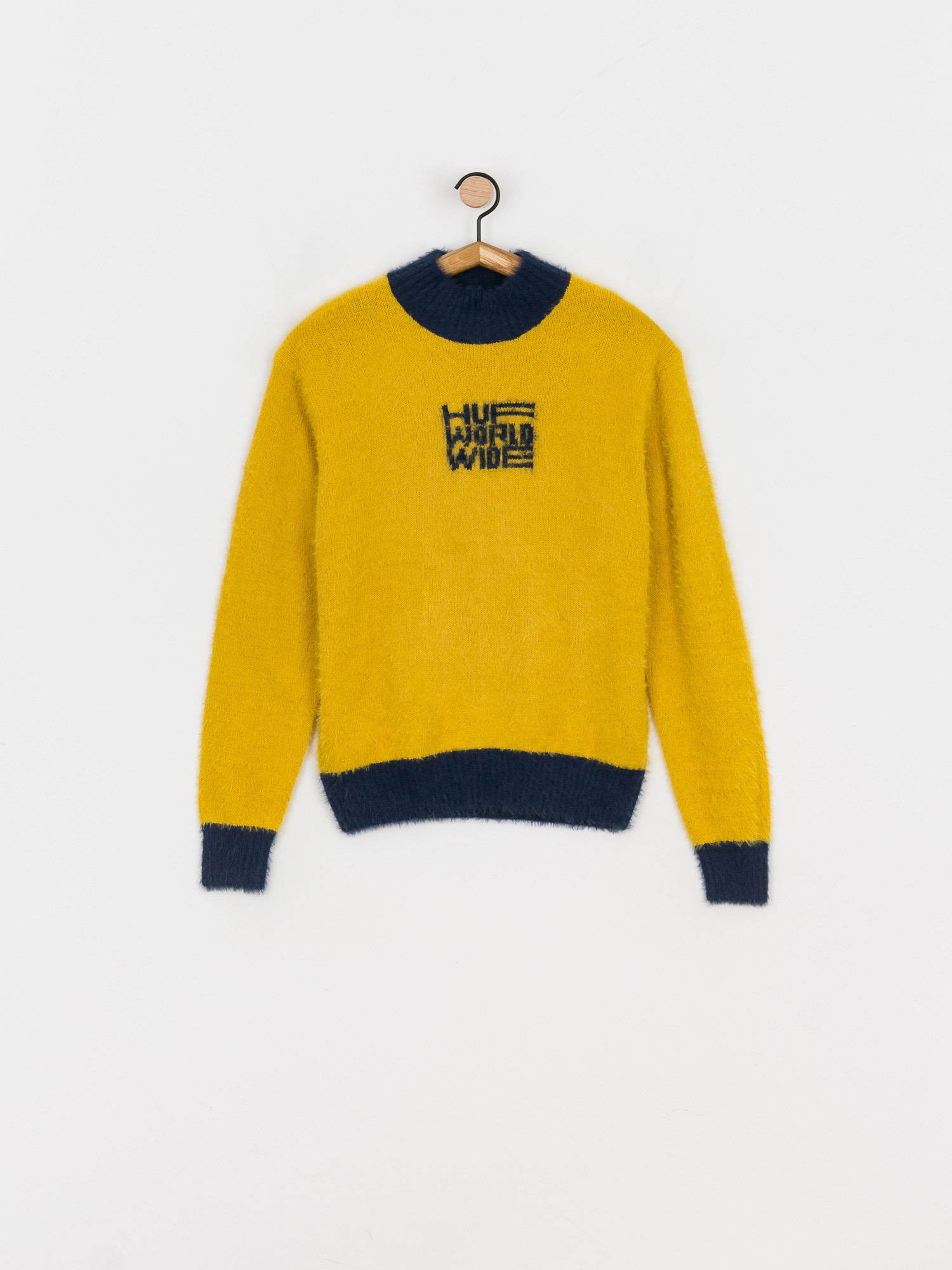 Пуловер HUF Disorder Jacquard Wmn (gold)