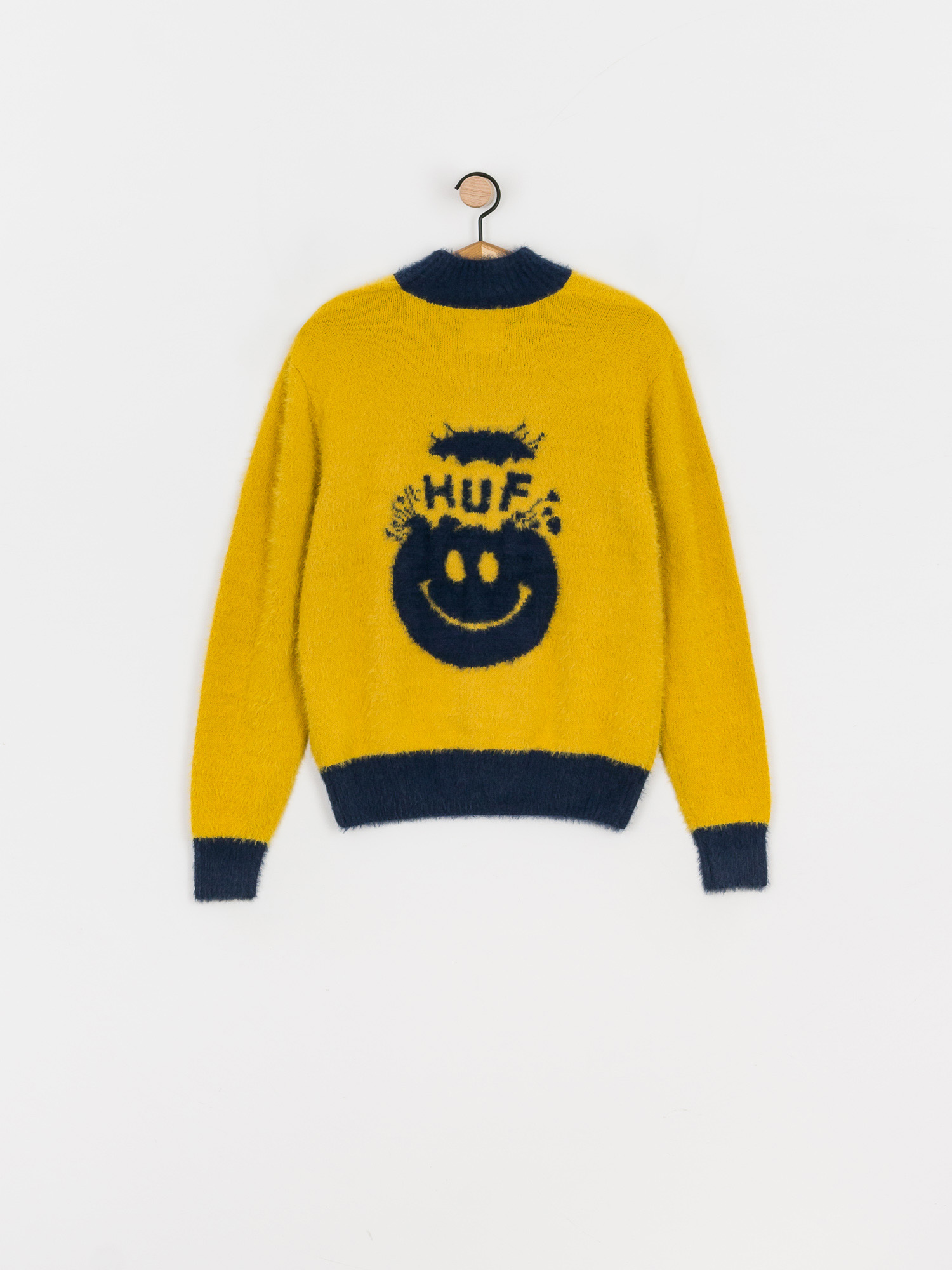 Пуловер HUF Disorder Jacquard Wmn (gold)