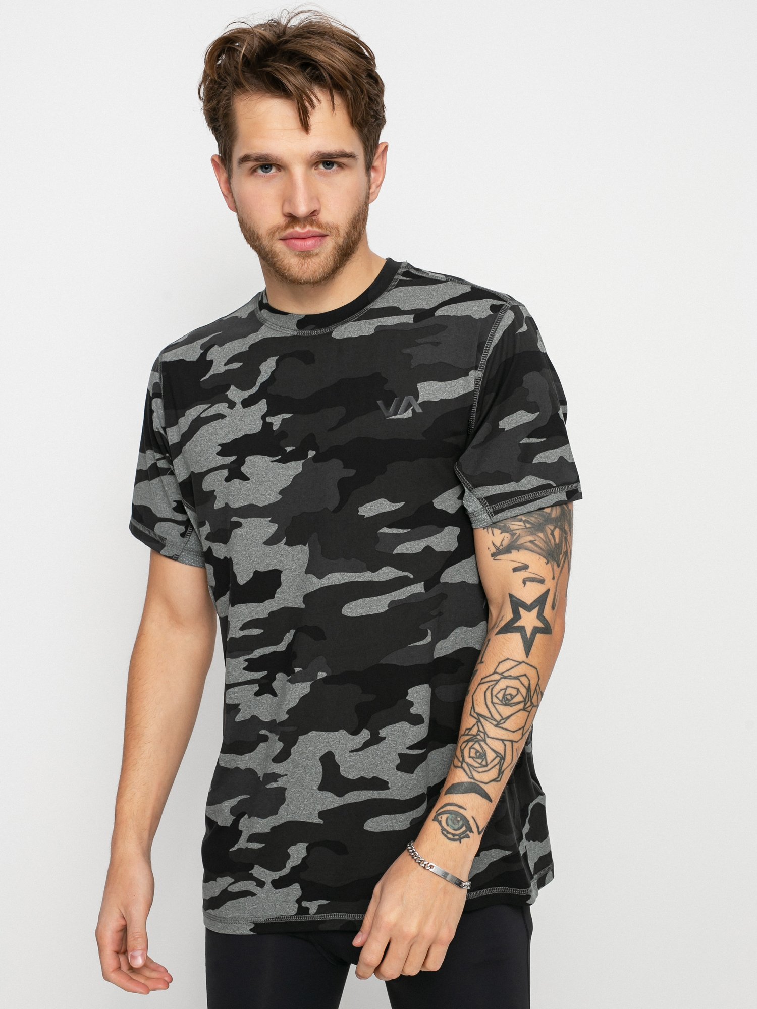 Тениска RVCA Sport Vent Lycra (camo ii)