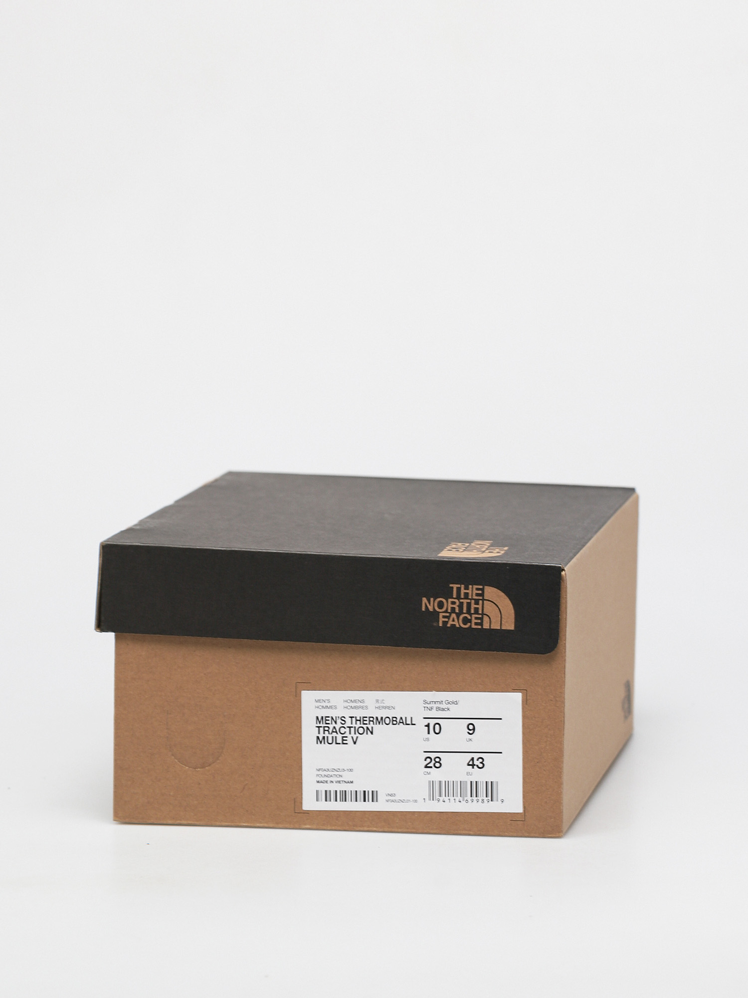 The North Face Обувки Thermoball Traction Mule V (summit gold/tnf black)