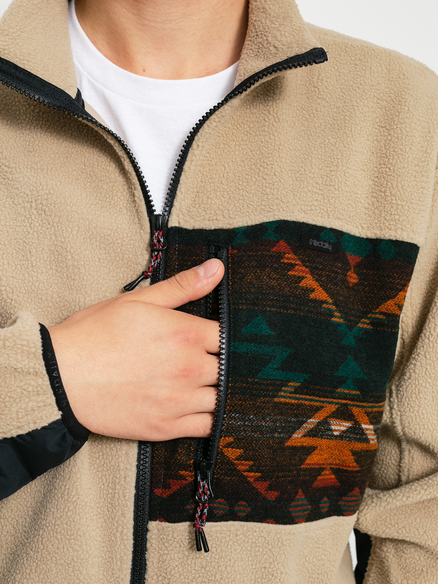 Мъжки Iriedaily Яке Wonderer Track (khaki)