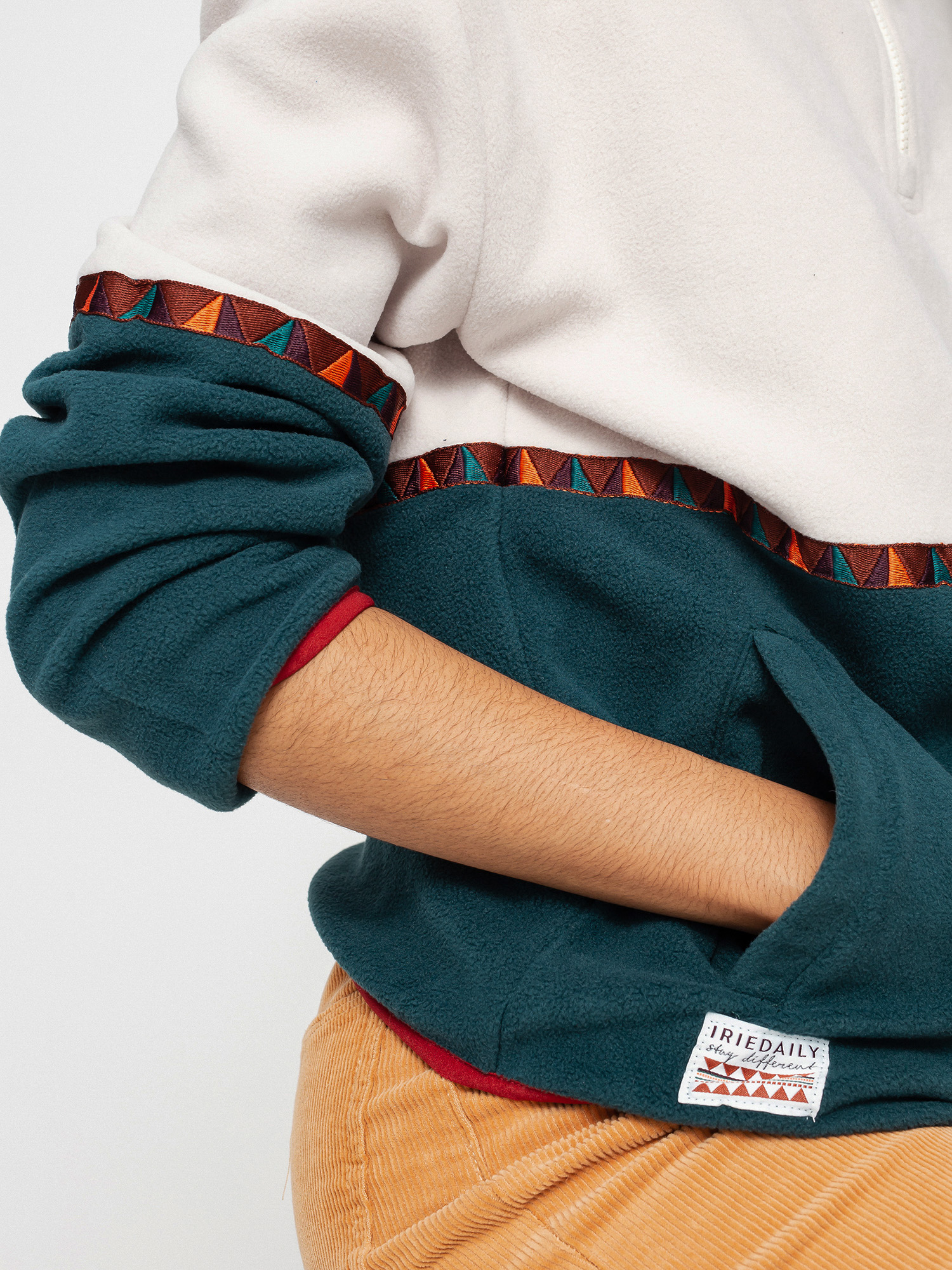 Дамски Iriedaily Поларени суитшърти Holina Fleece Troyer (dark teal)