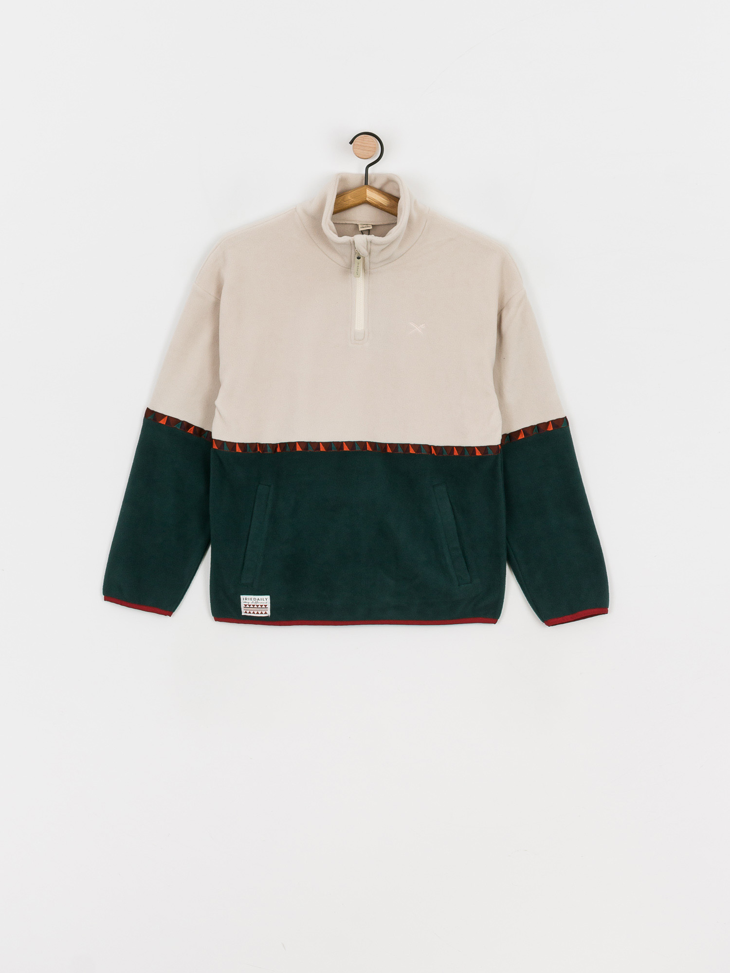 Дамски Iriedaily Поларени суитшърти Holina Fleece Troyer (dark teal)