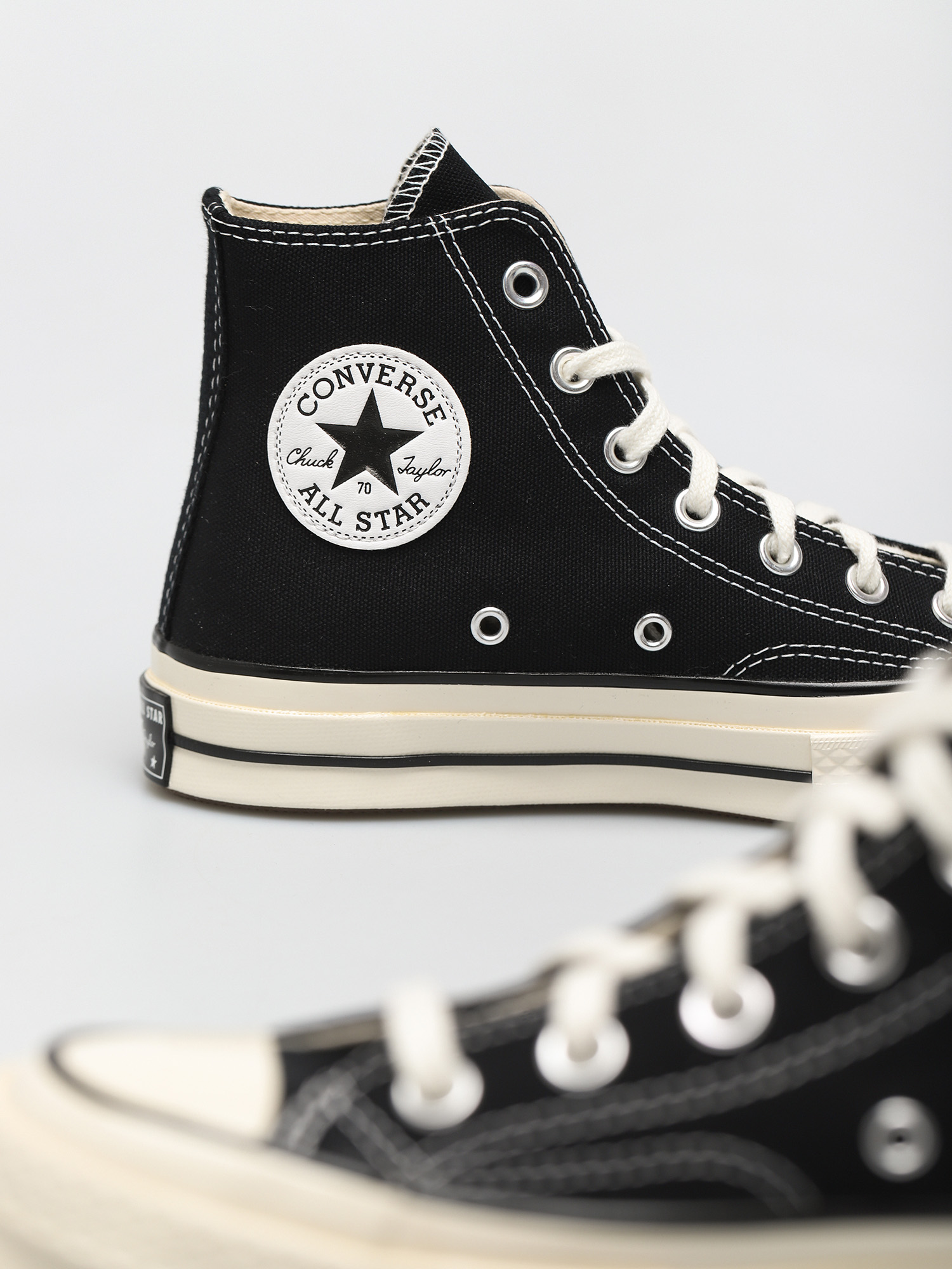 Converse Кецове Chuck 70 Hi (black/black/egret)