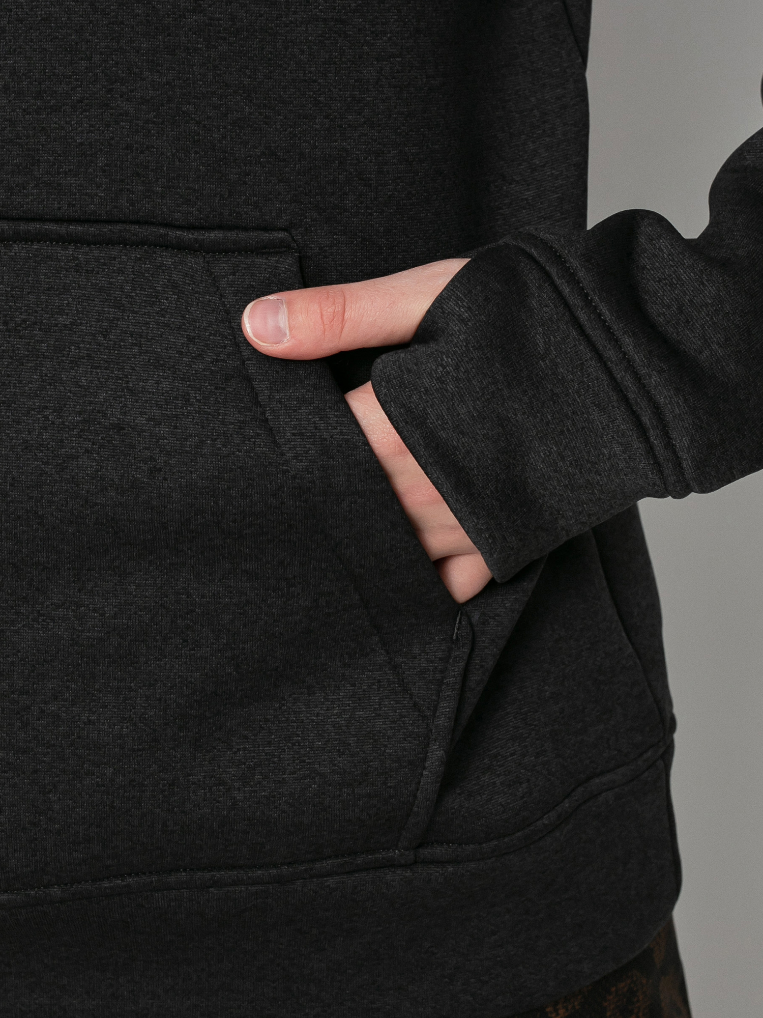 Дамска Burton Термо суитшърти z kapturem Oak HD (true black heather)