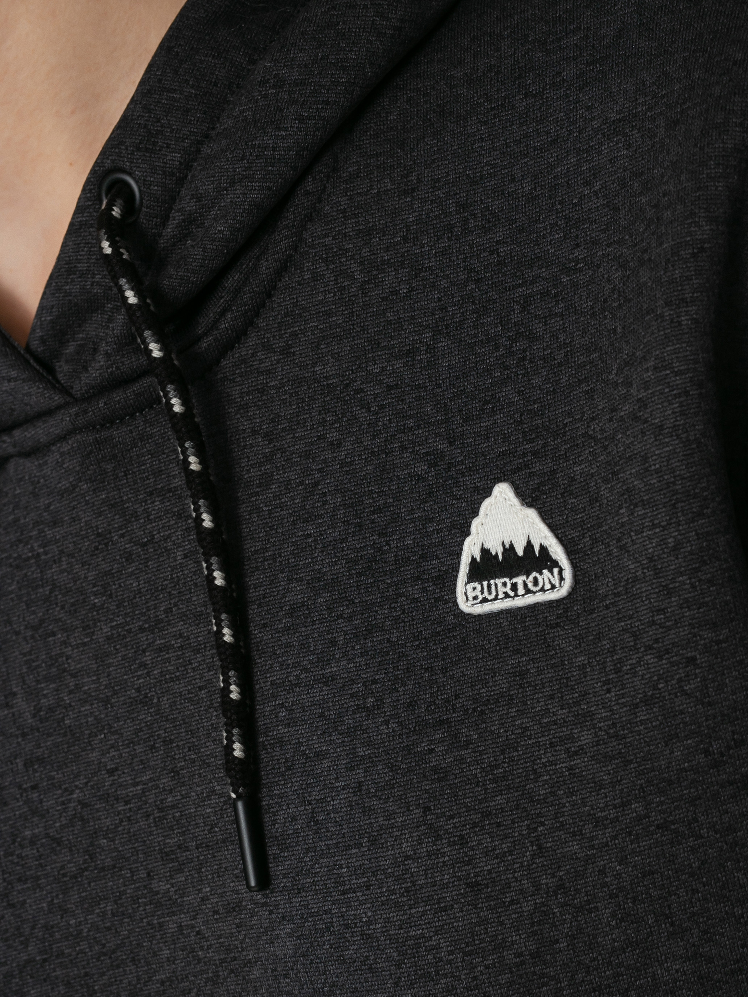 Дамска Burton Термо суитшърти z kapturem Oak HD (true black heather)