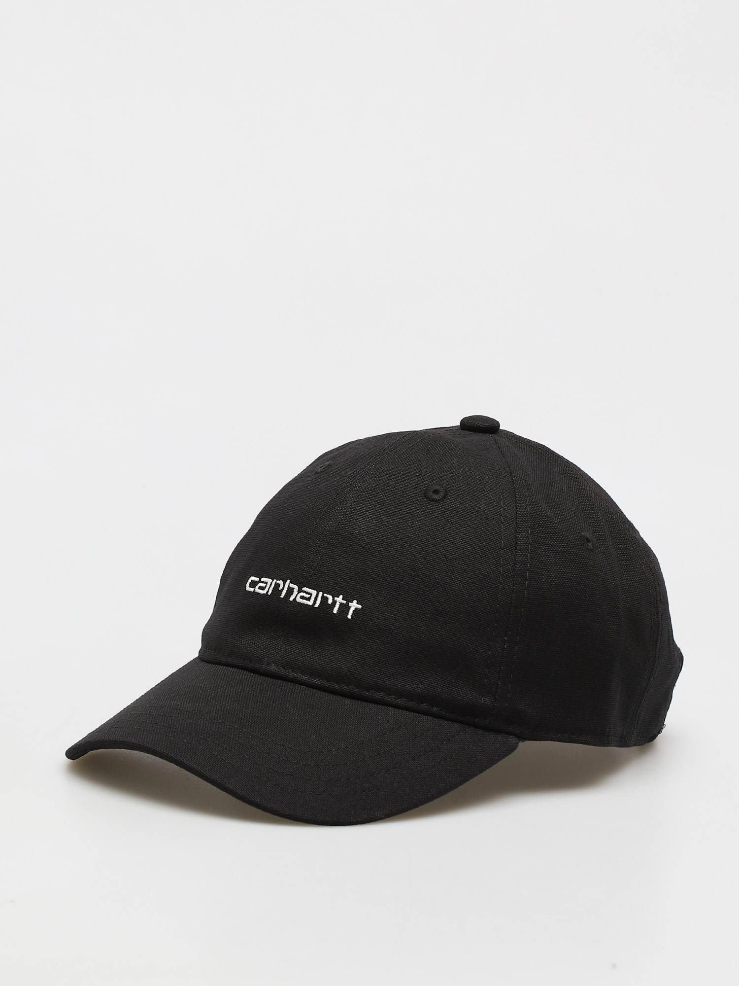 u0428u0430u043fu043au0430 u0441 u043au043eu0437u0438u0440u043au0430 Carhartt WIP Canvas Script (black/white)