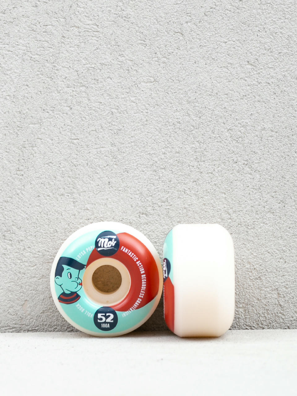 Колелца Mob Skateboards Pop (teal/red)