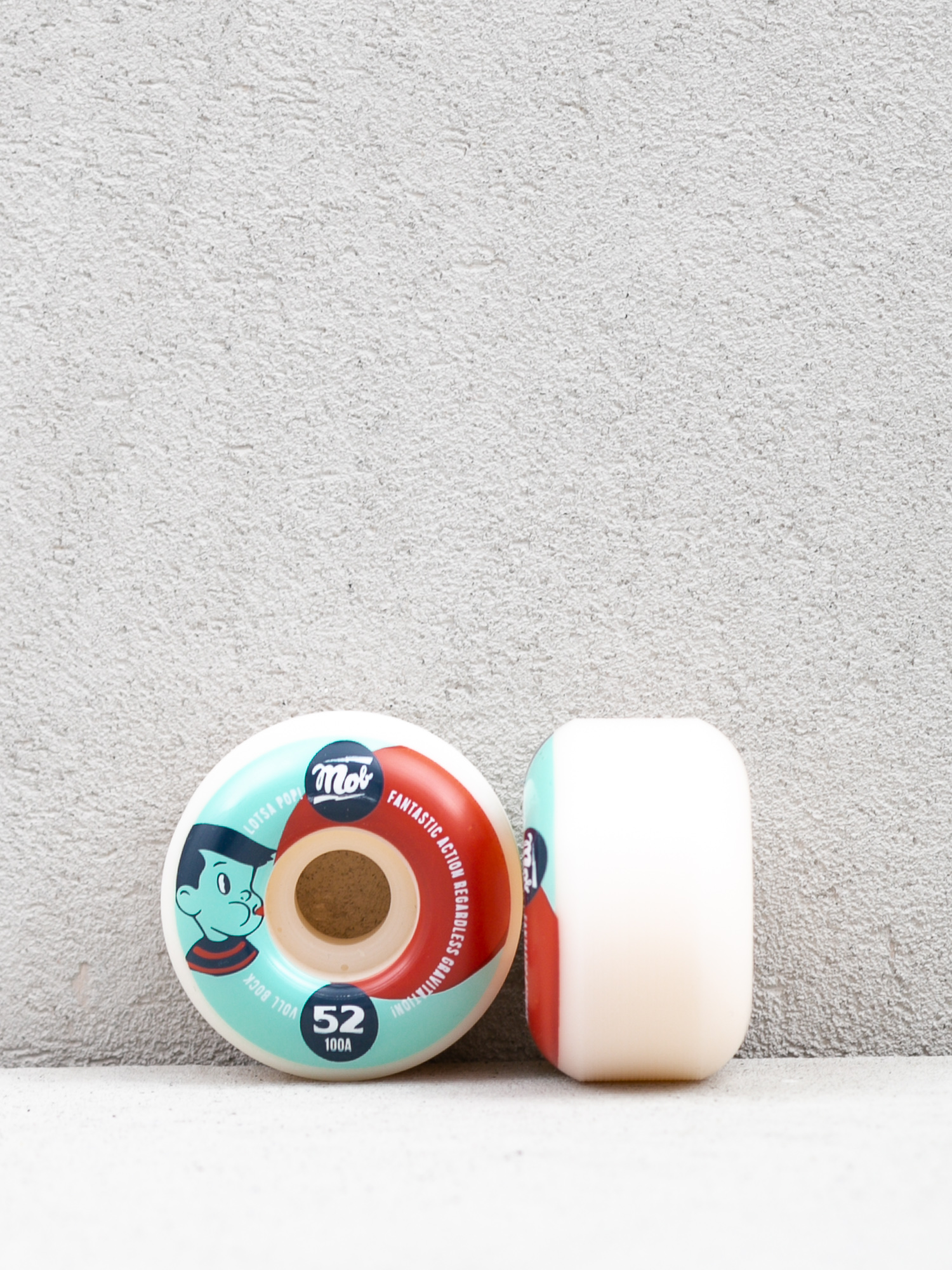 Колелца Mob Skateboards Pop (teal/red)