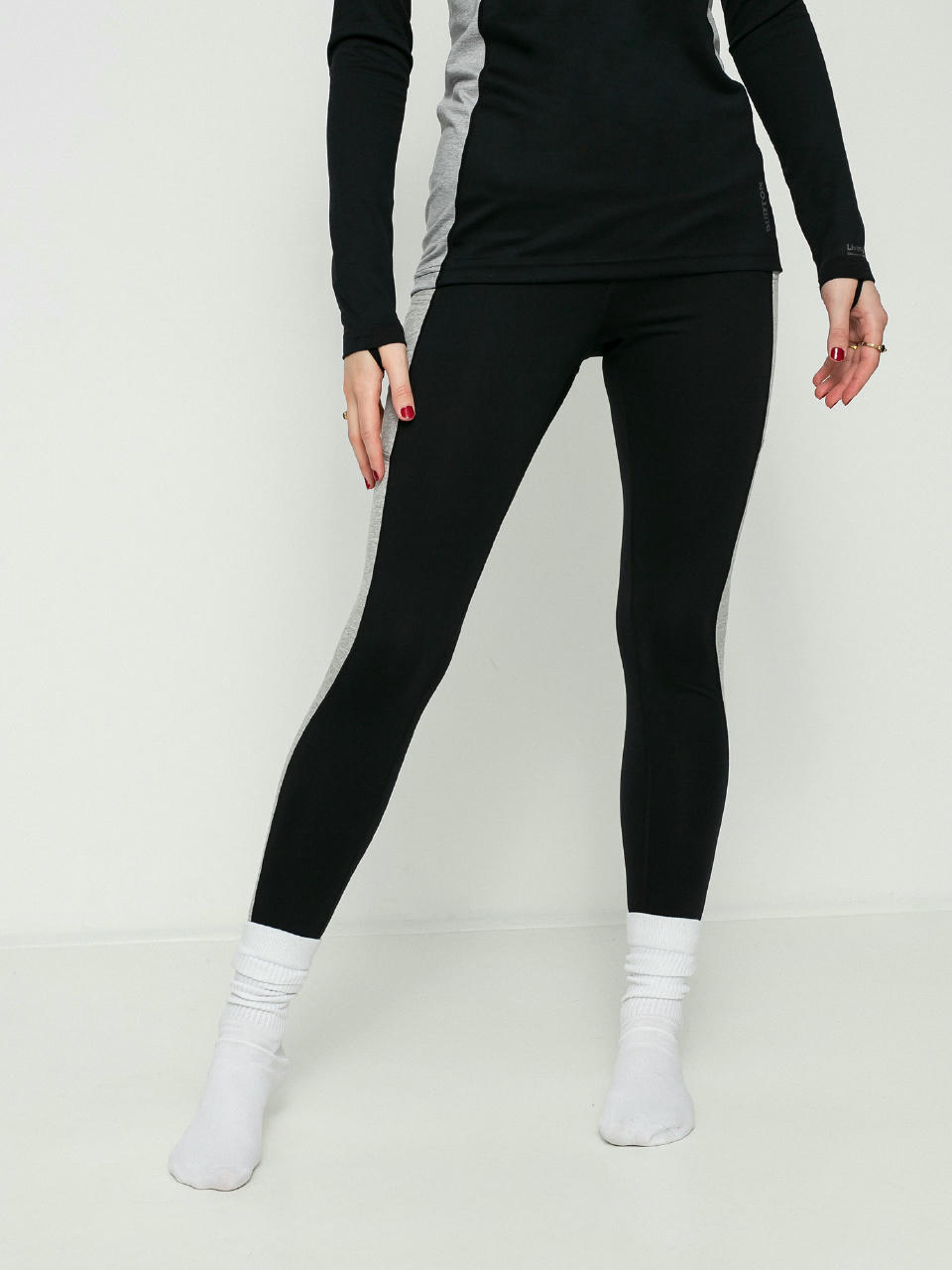 Термоклинове Burton Midweight X Base Layers Wmn (true black/gray heather)