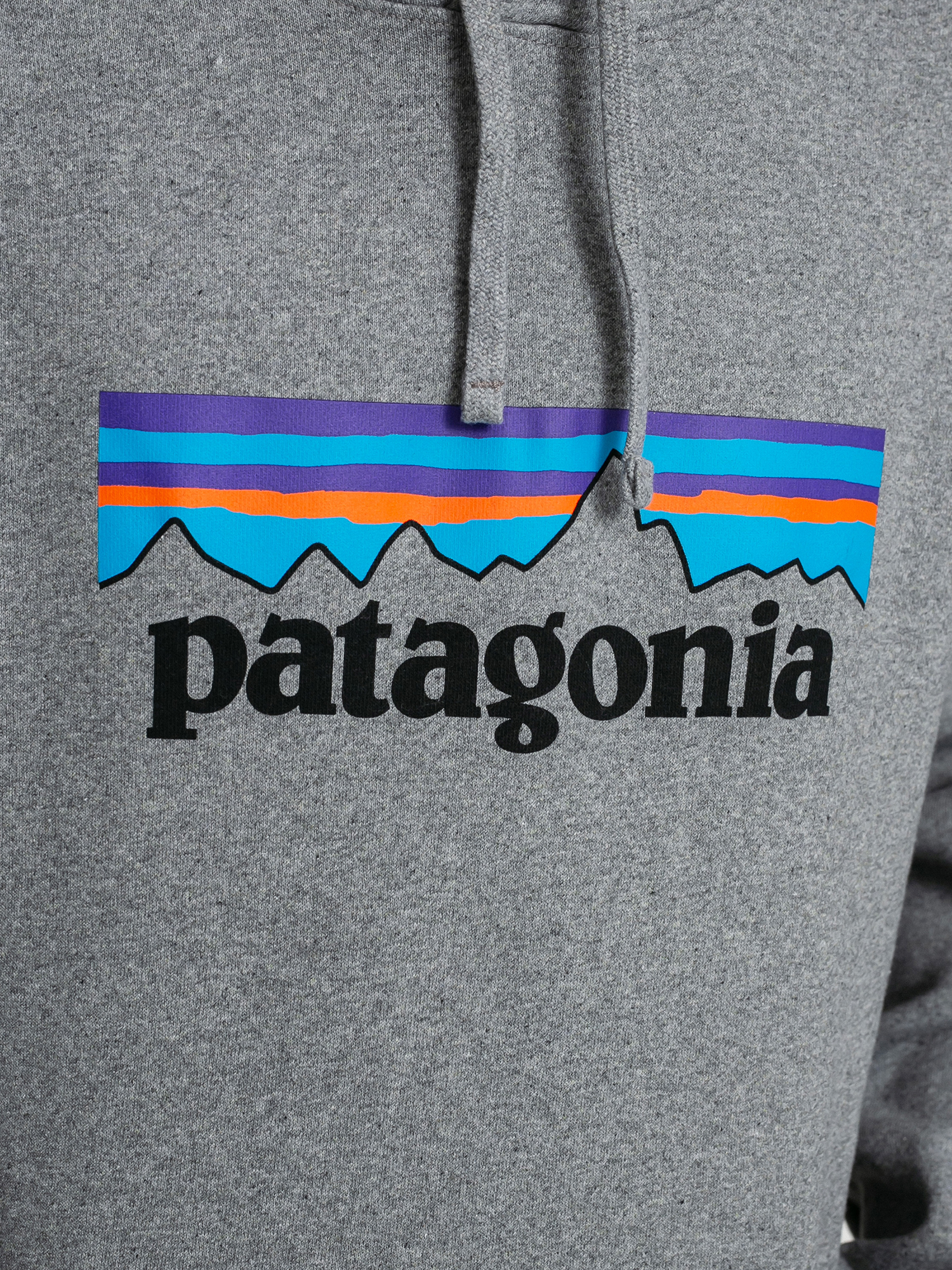 Patagonia Суитшърт с качулка Logo Uprisal HD (gravel heather)